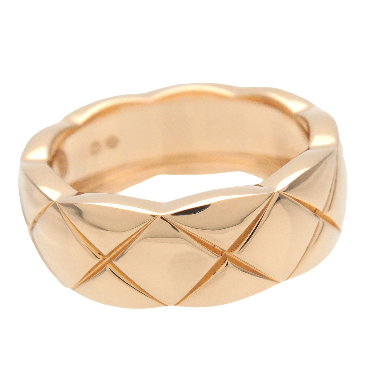 CHANEL COCO Crush Ring #48 K18 750YG Yellow Gold J10571 US4.5 EU48
