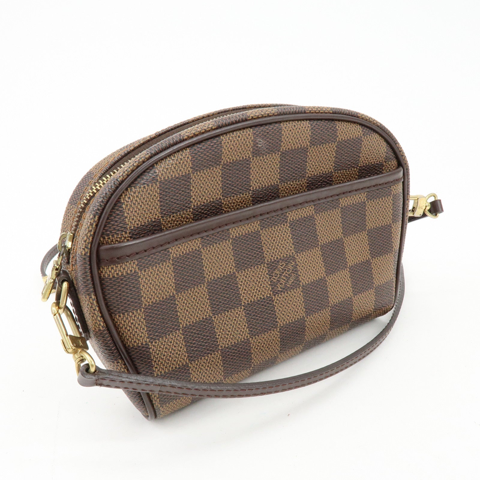 Louis Vuitton Damier Pochette Ipanema Shoulder Bag Ebene N51296