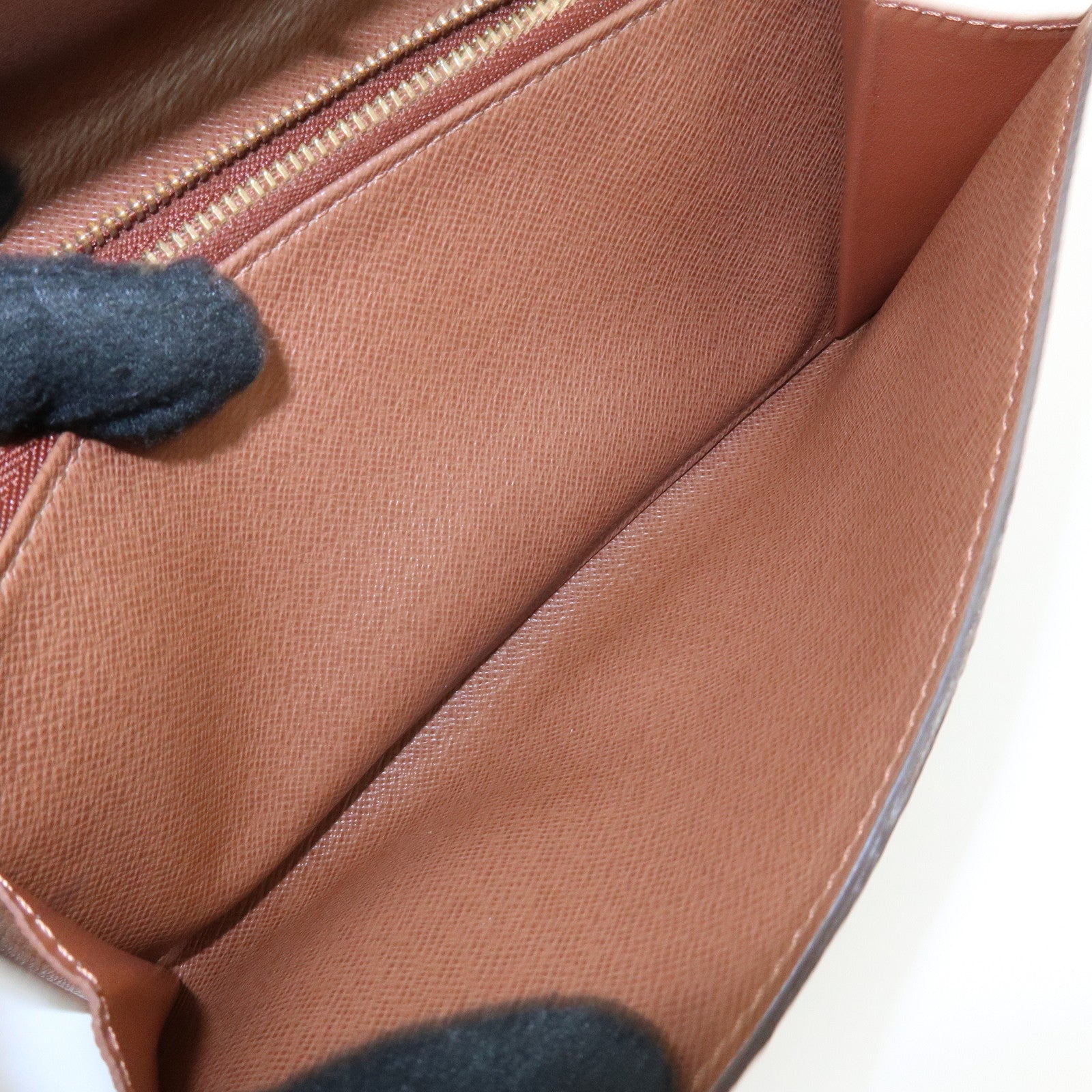 Louis Vuitton Monogram Portefeuille Sarah Long Wallet Brown M61734