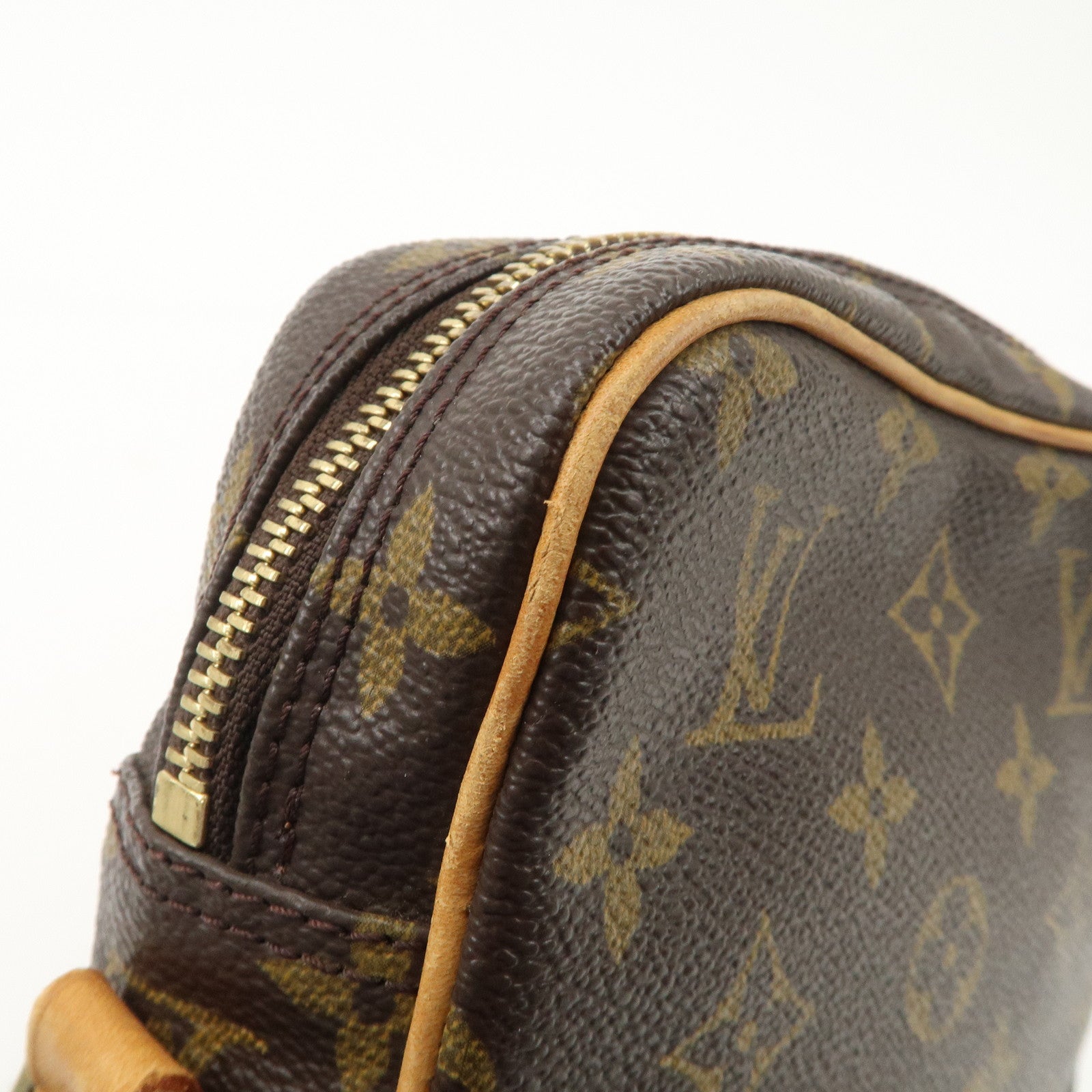 Louis Vuitton Monogram Danube Shoulder Bag Brown M45266 Used