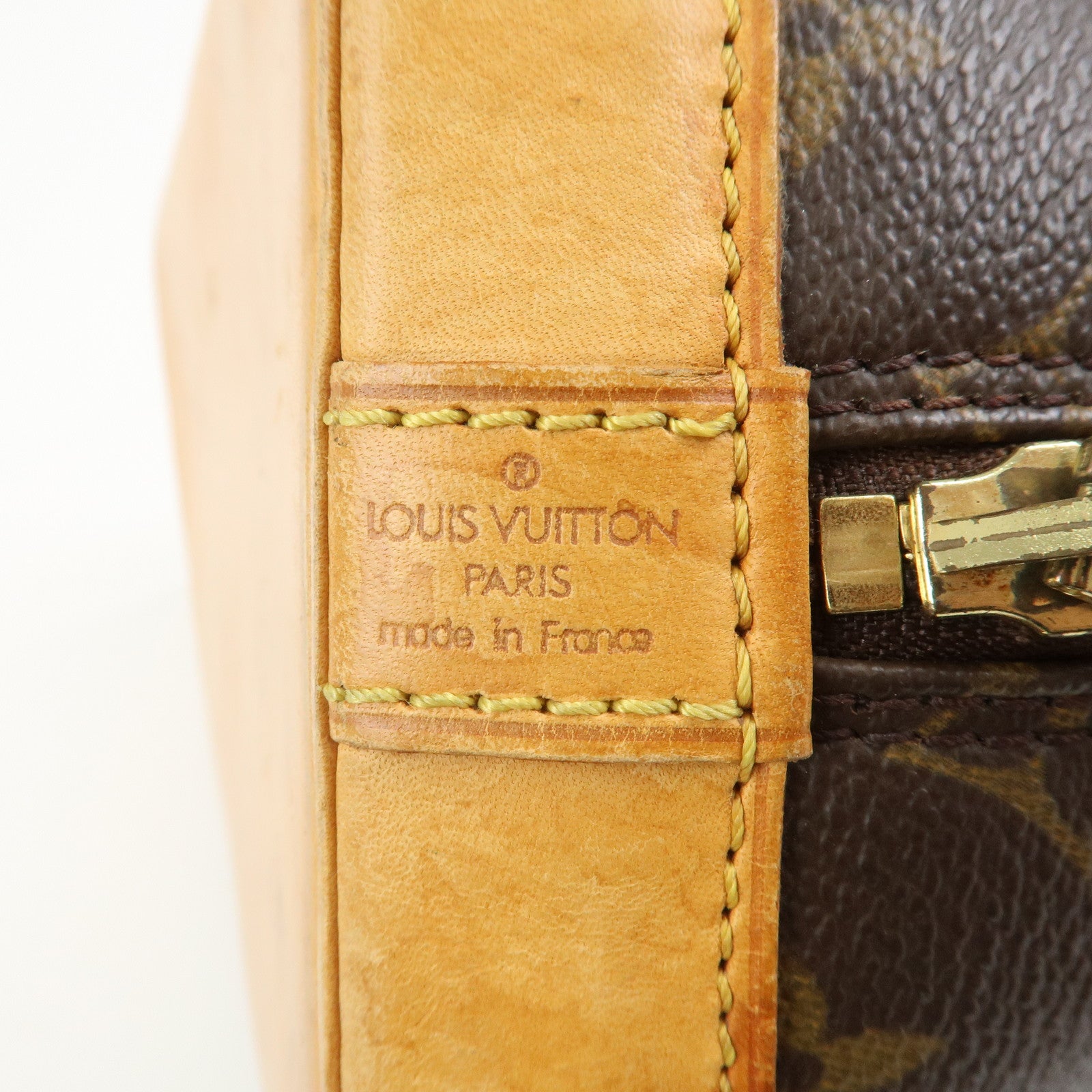 Louis Vuitton Monogram Canvas Alma Hand Bag Brown M51130