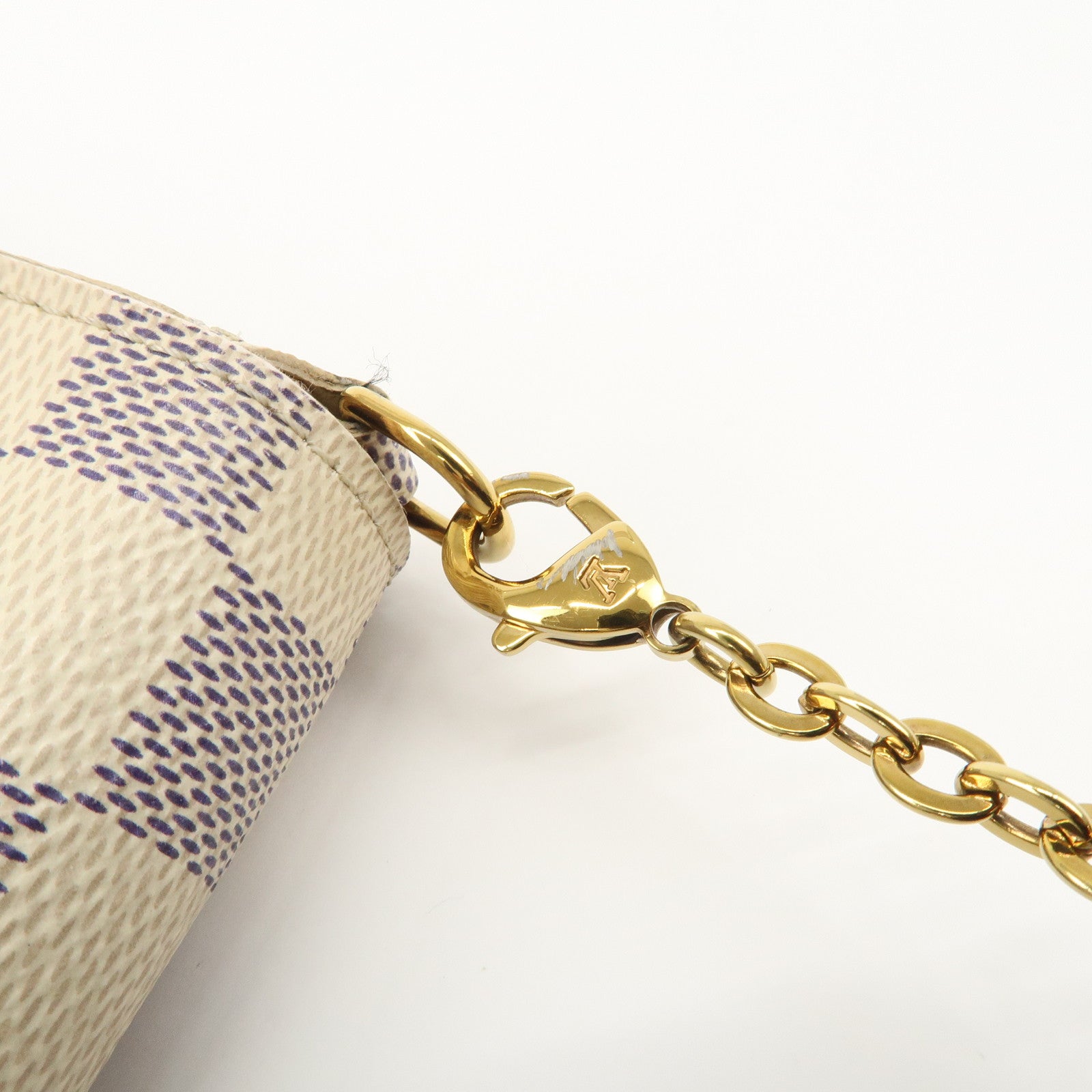 Louis Vuitton Damier Pochette Felicie Chain Shoulder Bag N63106