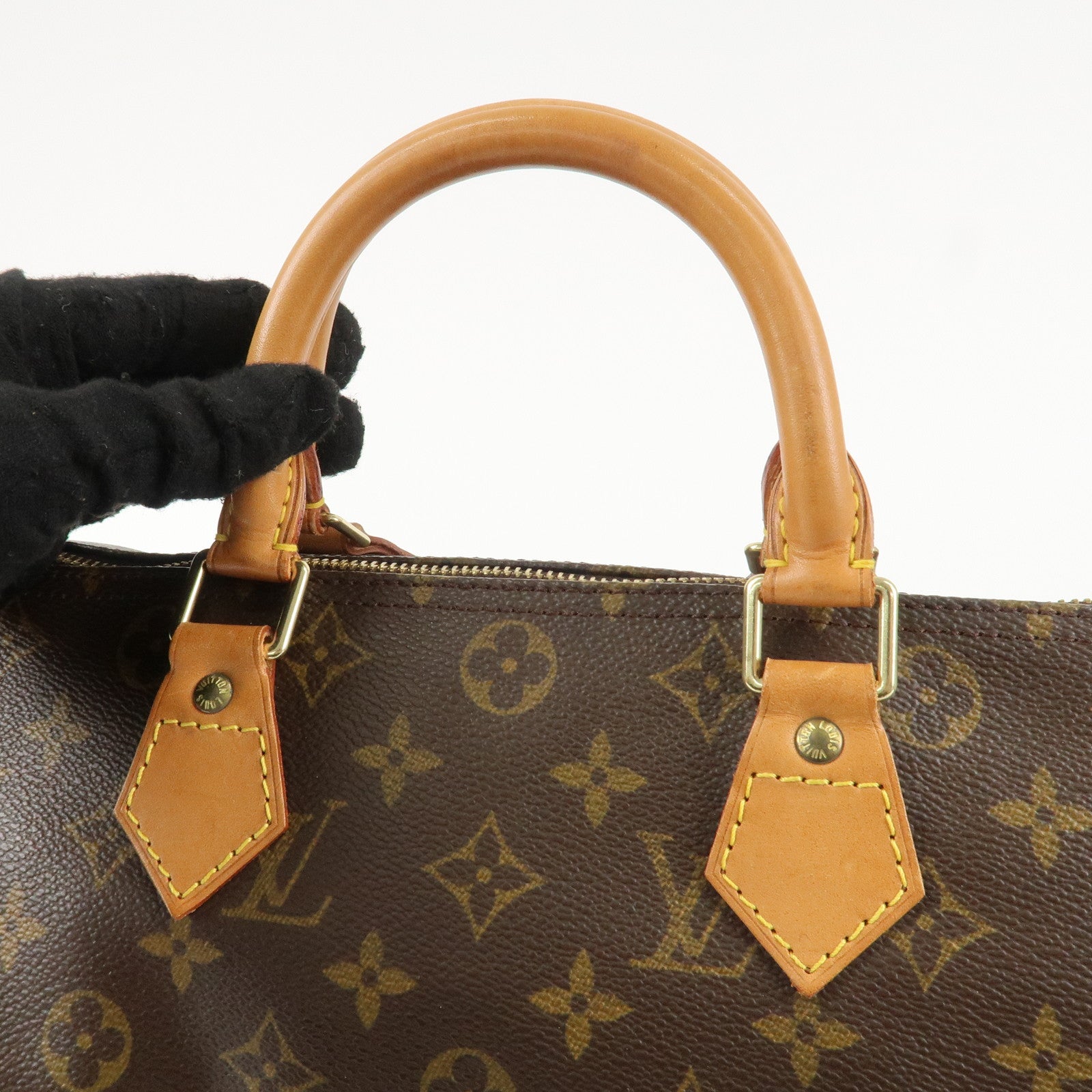 Louis Vuitton Monogram Speedy 30 Hand Bag Boston Bag M41108 Used