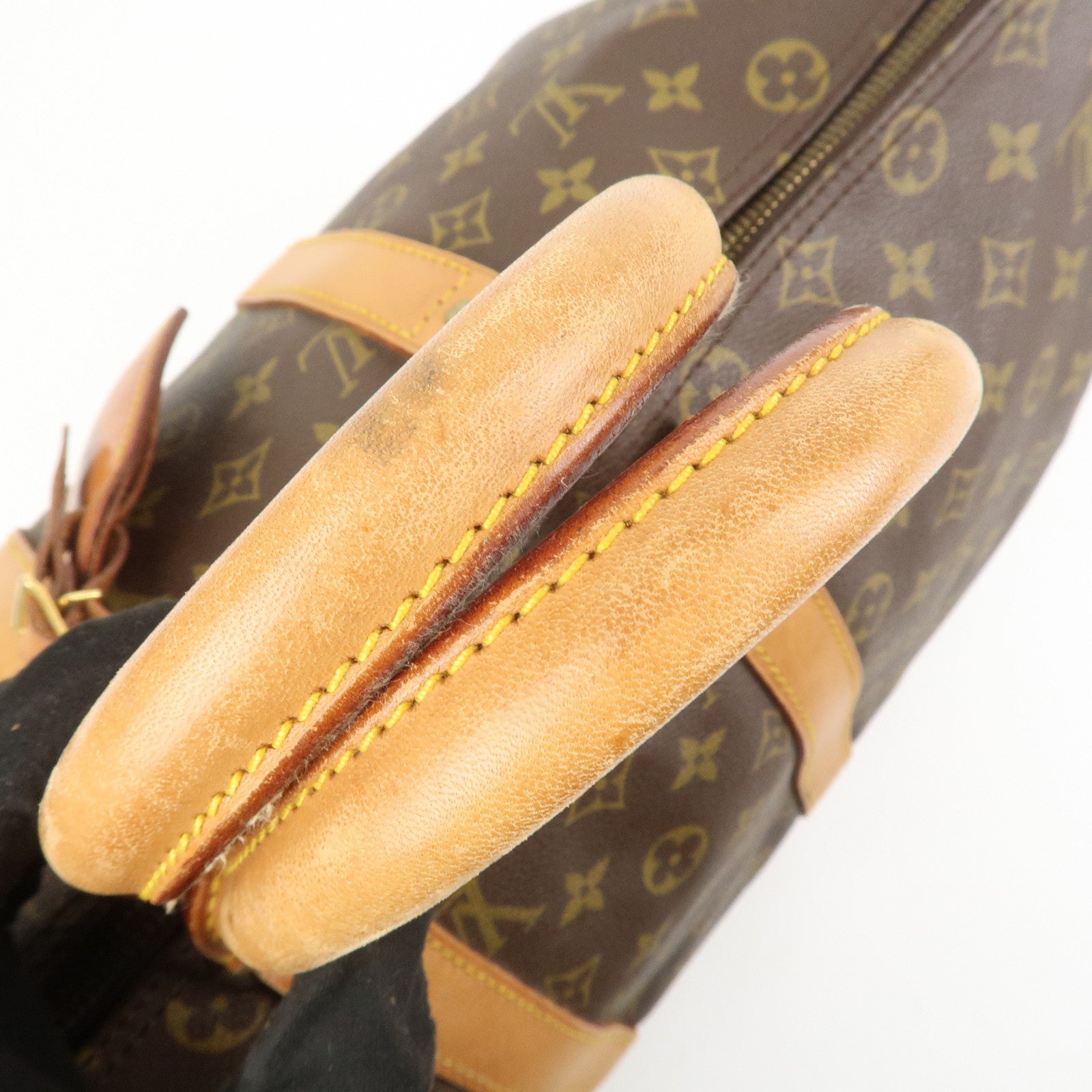 Louis Vuitton Monogram Keep All 45 Boston Bag Brown M41428