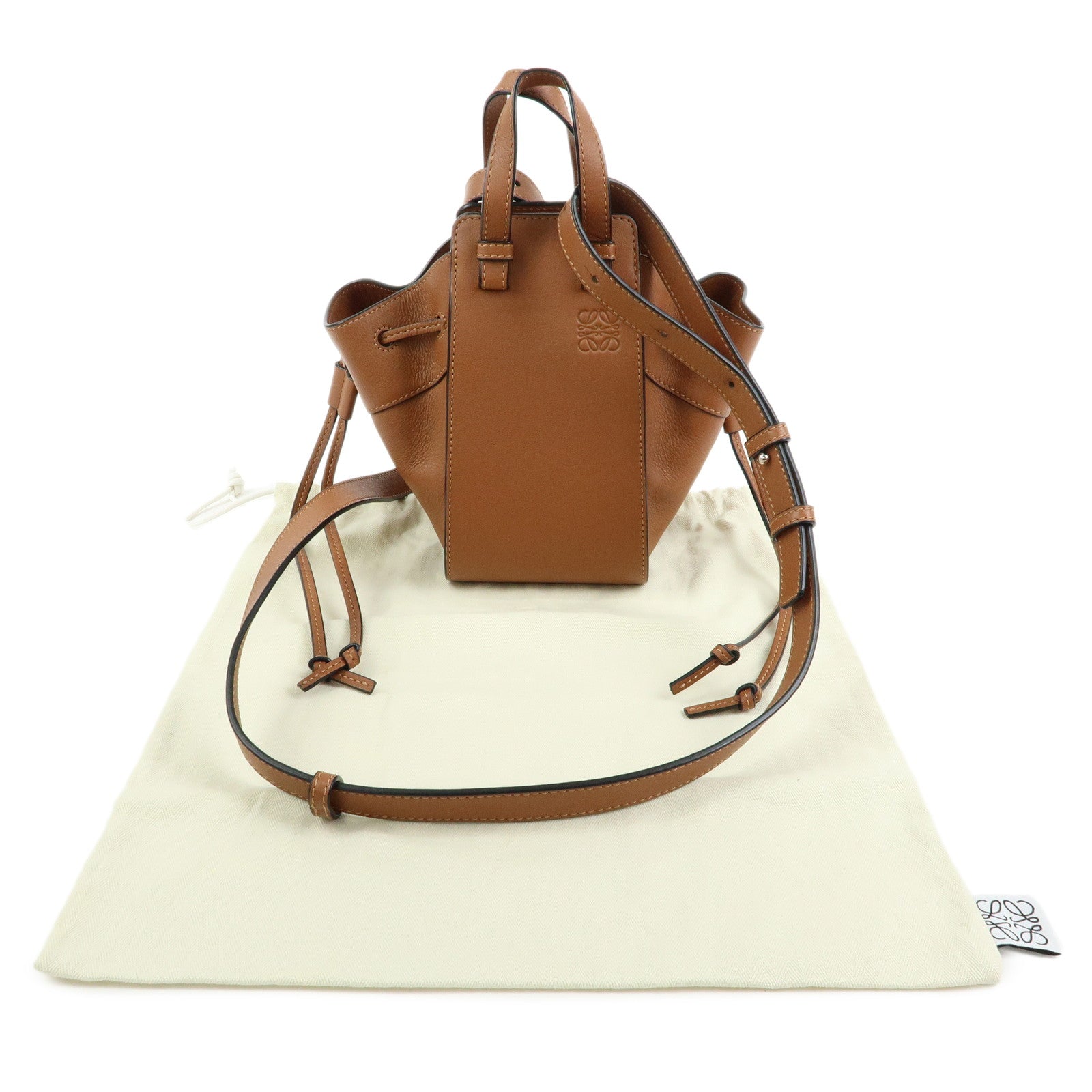 LOEWE Anagram Soft Grain Calf Hammock Mini 2Way Hand Shoulder Bag