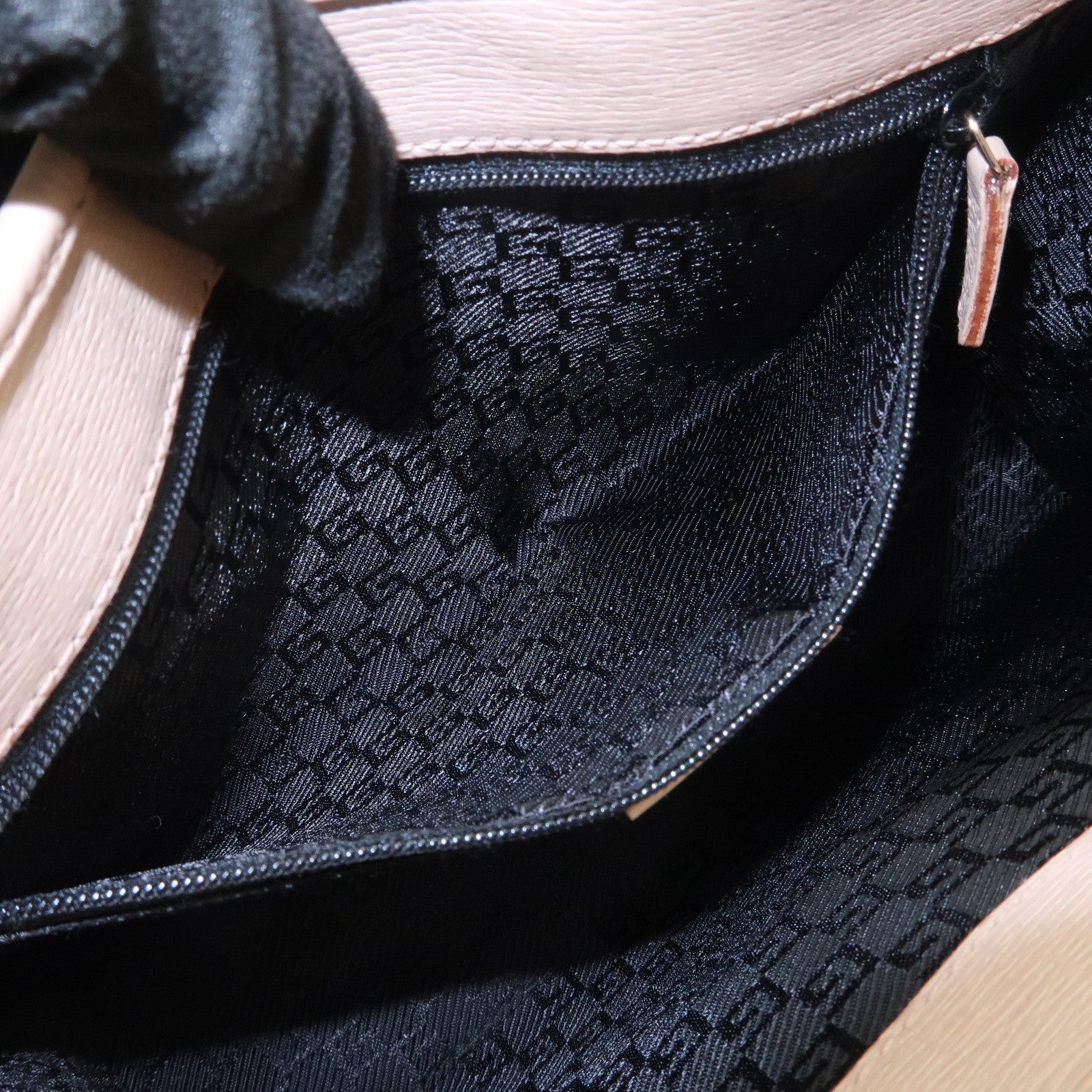 GUCCI Jackie Leather Shoulder Bag Hand Bag Pink 002 1068