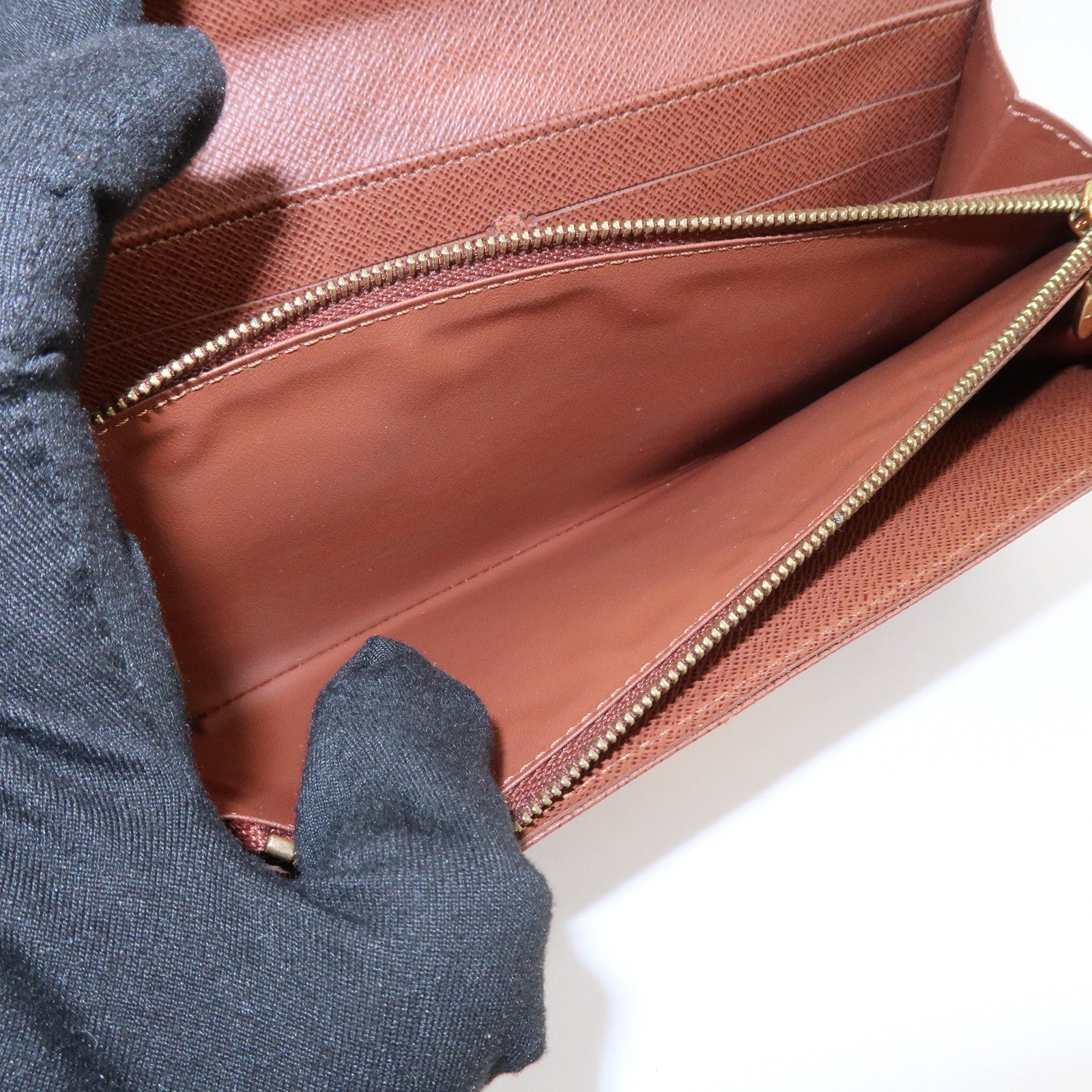 Louis Vuitton Monogram Portefeuille Sarah Etoile Long Wallet Brown M66556