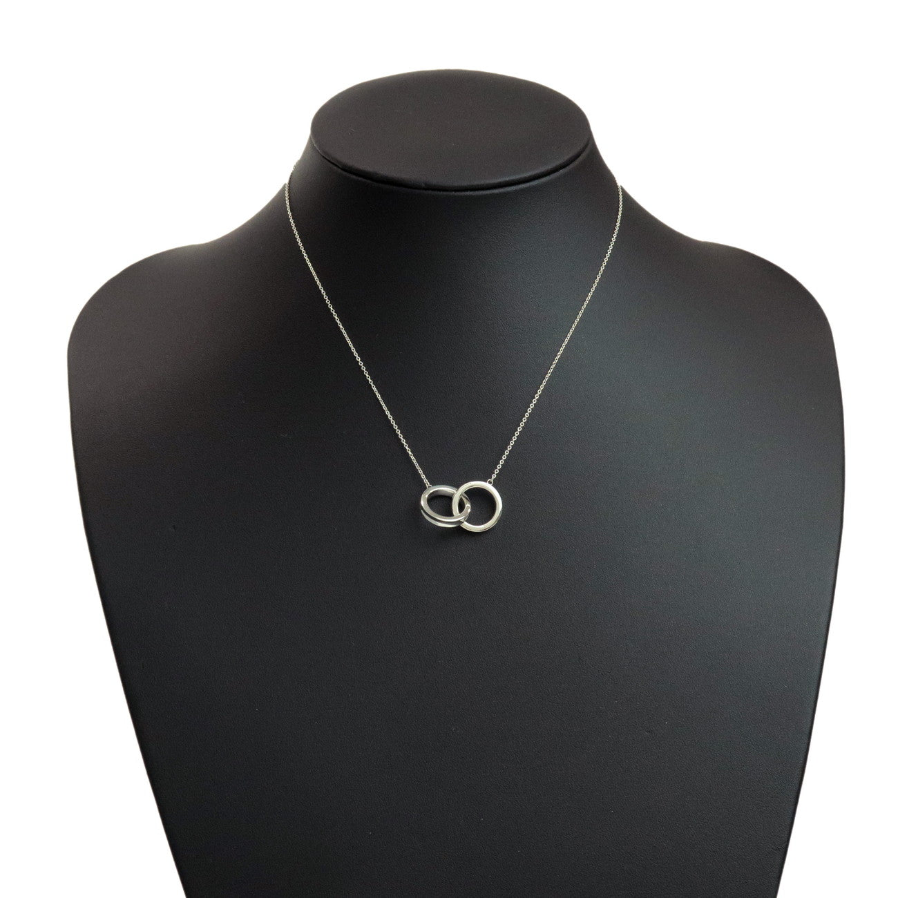 Tiffany & Co 1837 Interlocking Circle Necklace SV925 Silver