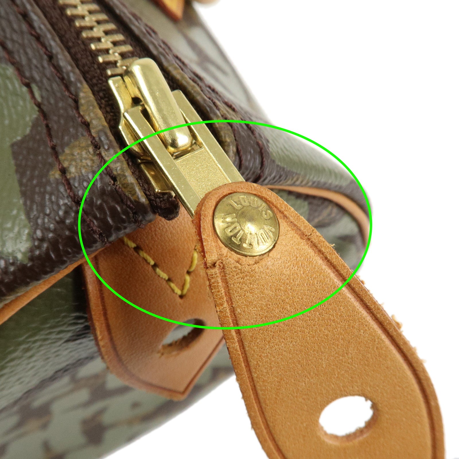 Louis Vuitton Monogram Graffiti Speedy 30 Khaki Brown M92194