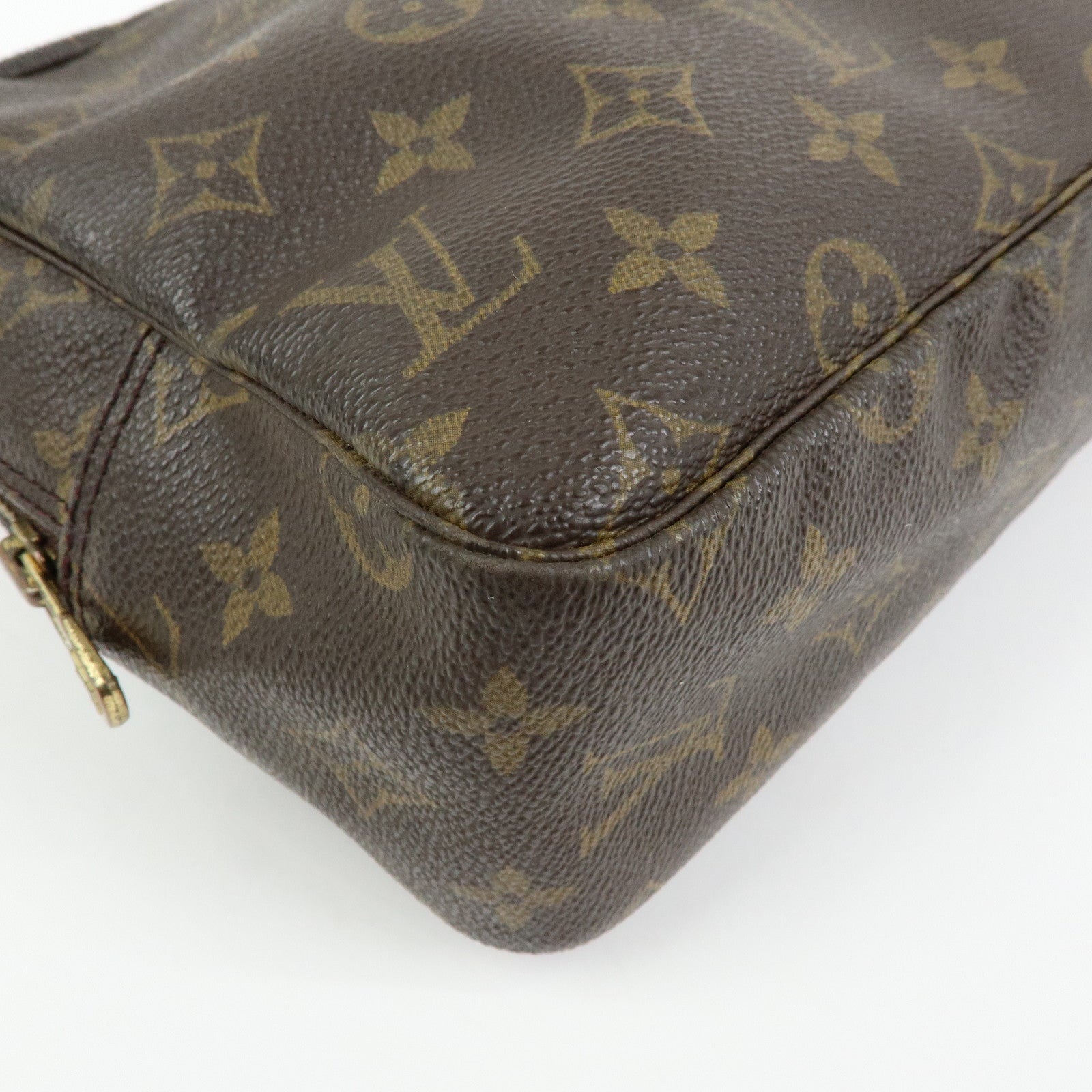 Louis Vuitton Monogram Trousse Toilette 28 Pouch Brown M47522