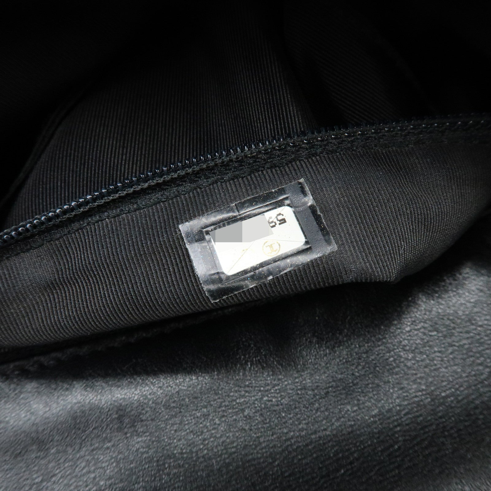 CHANEL COCO Mark Calf Leather Shoulder Crossbody Bag Black