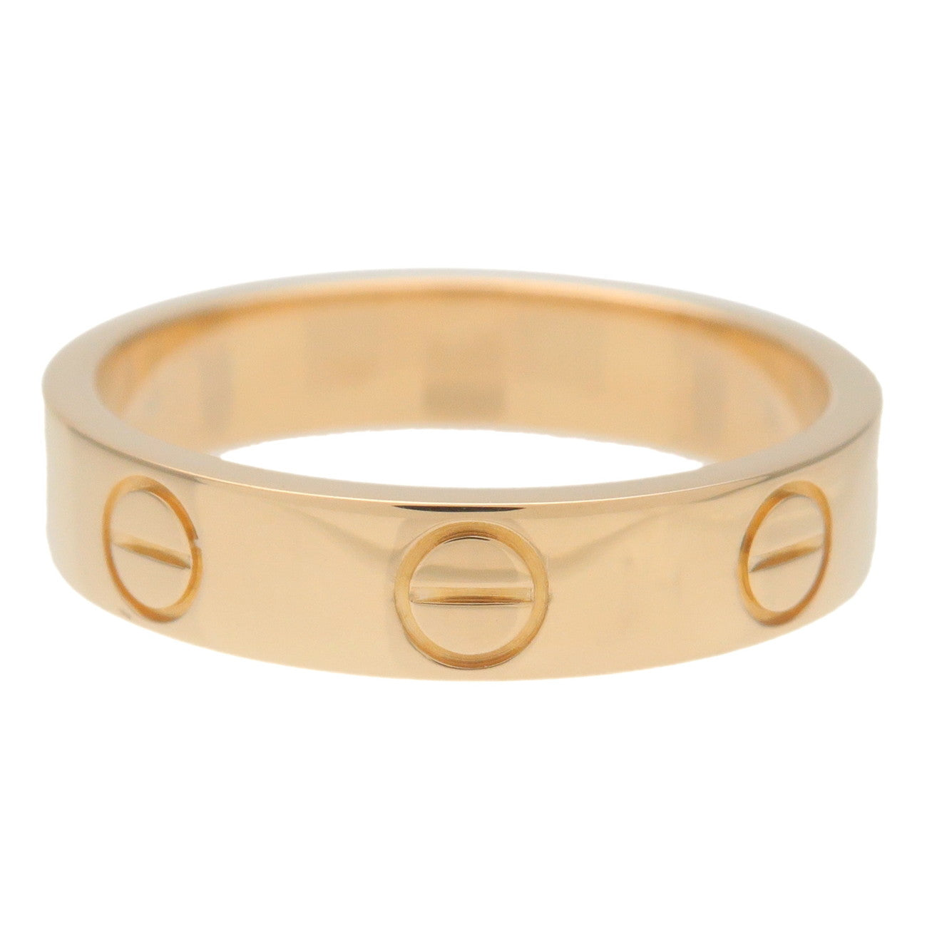 Cartier Mini Love Ring K18YG 750YG Yellow Gold #47 US4-4.5 EU47 HK9 Used