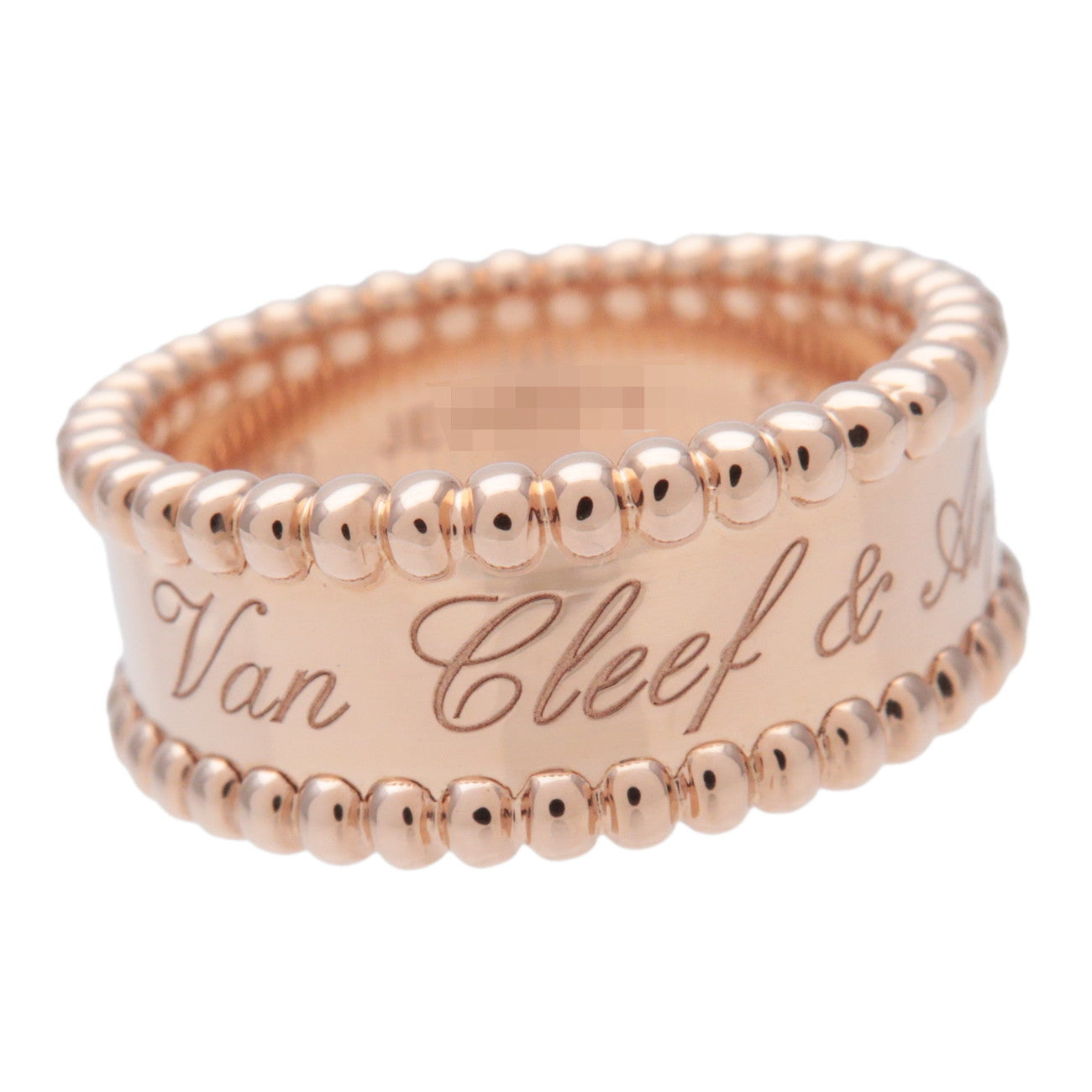 Van Cleef & Arpels Perlee Signature Ring K18 Rose Gold #52 US6-6.5