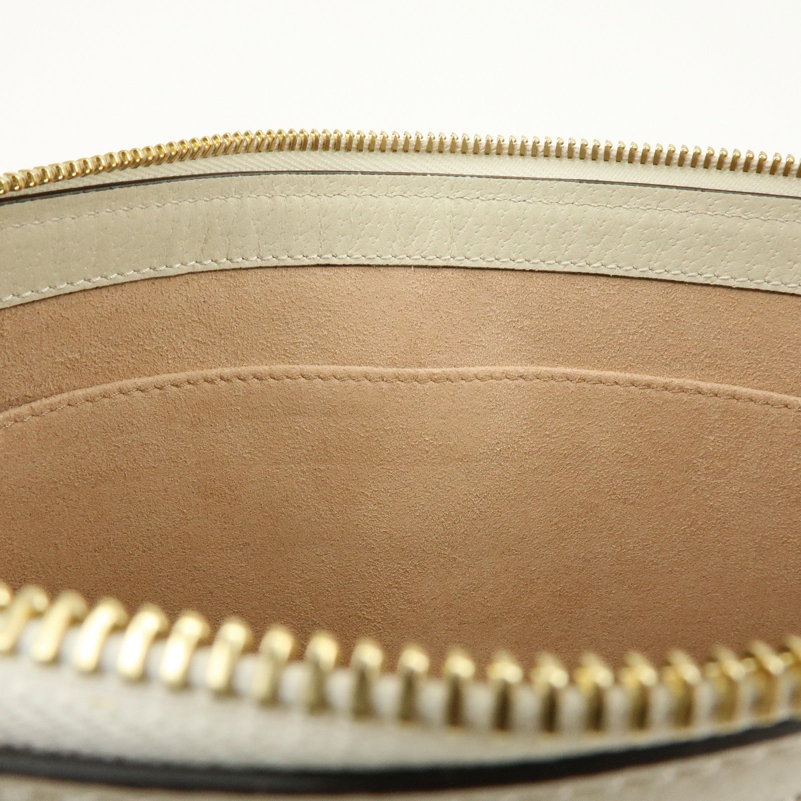 GUCCI Les Pommes Collection GG Supreme Leather Clutch Bag 664113