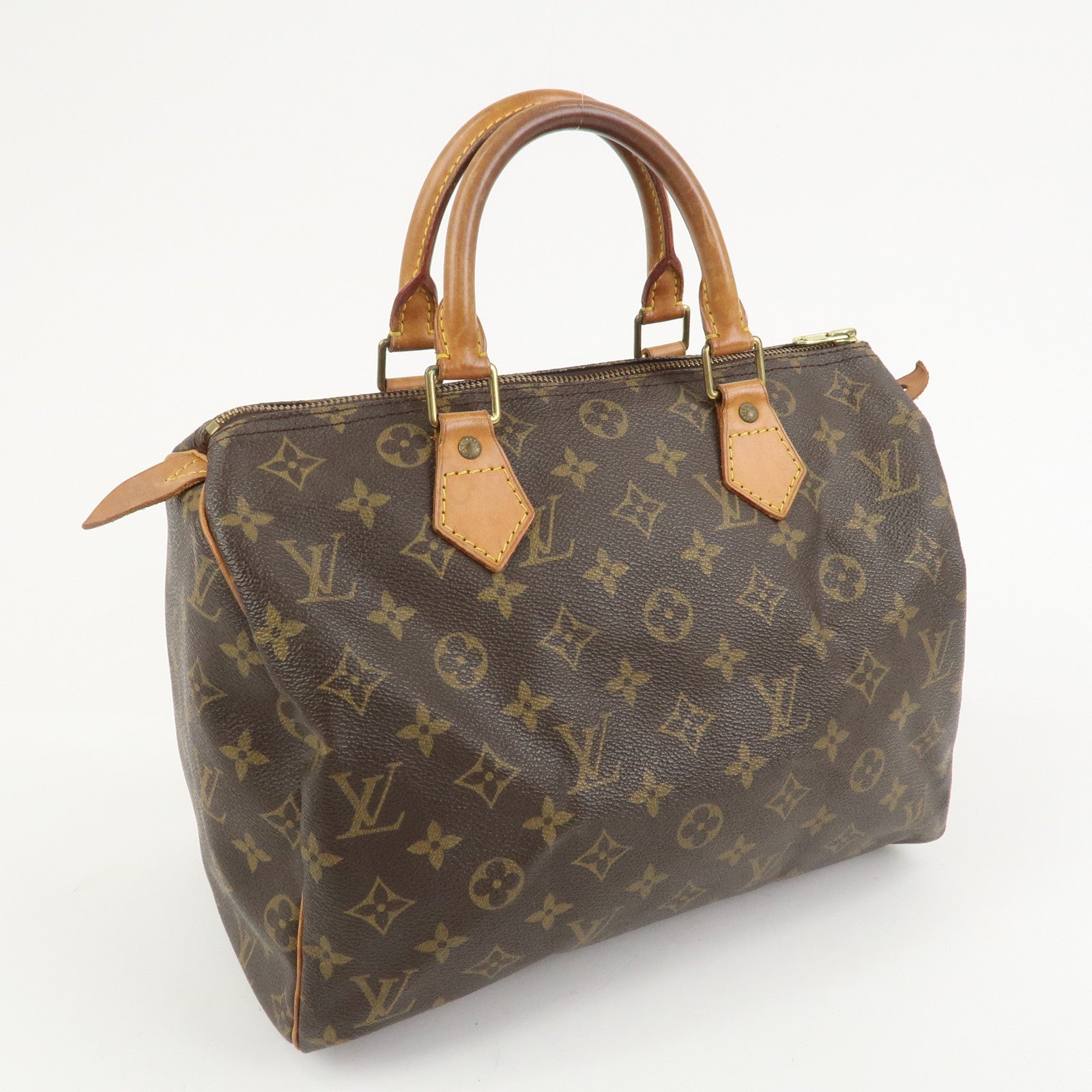 Louis Vuitton Monogram Speedy 30 Boston Bag Hand Bag Brown M41526