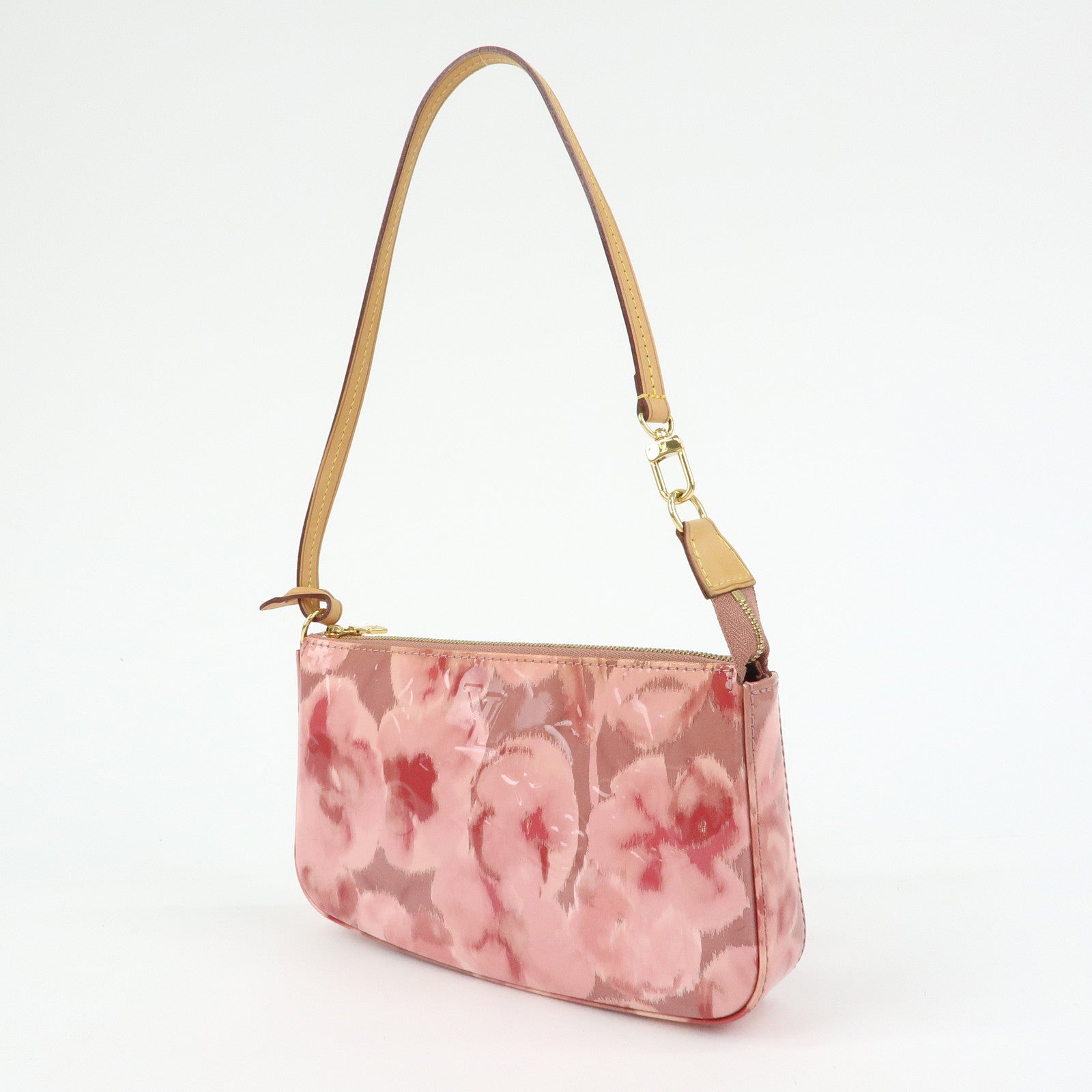 Louis Vuitton Vernis Archipel Ikat Flower Shoulder Bag Pink M90043