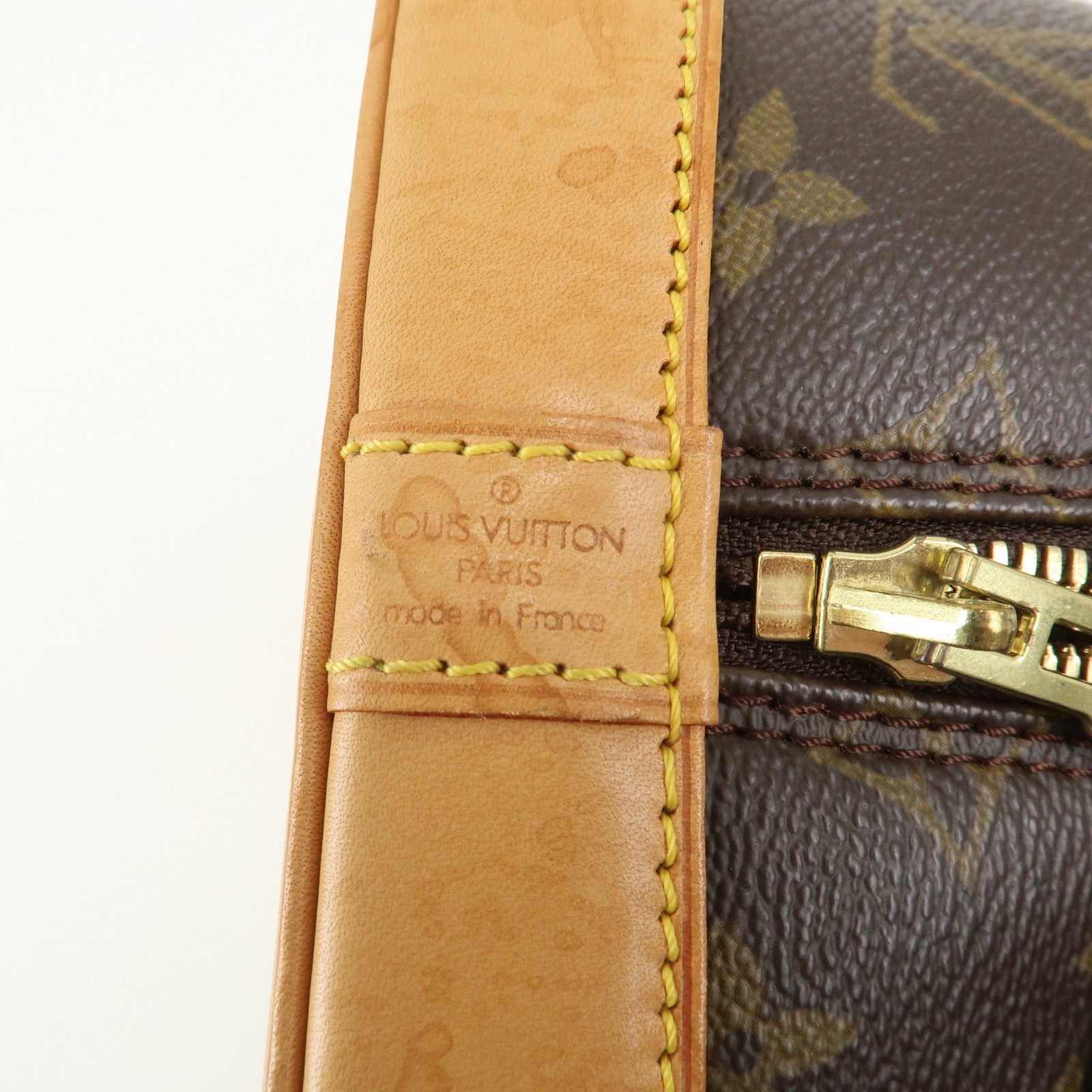 Louis Vuitton Monogram Canvas Alma Hand Bag Brown M51130