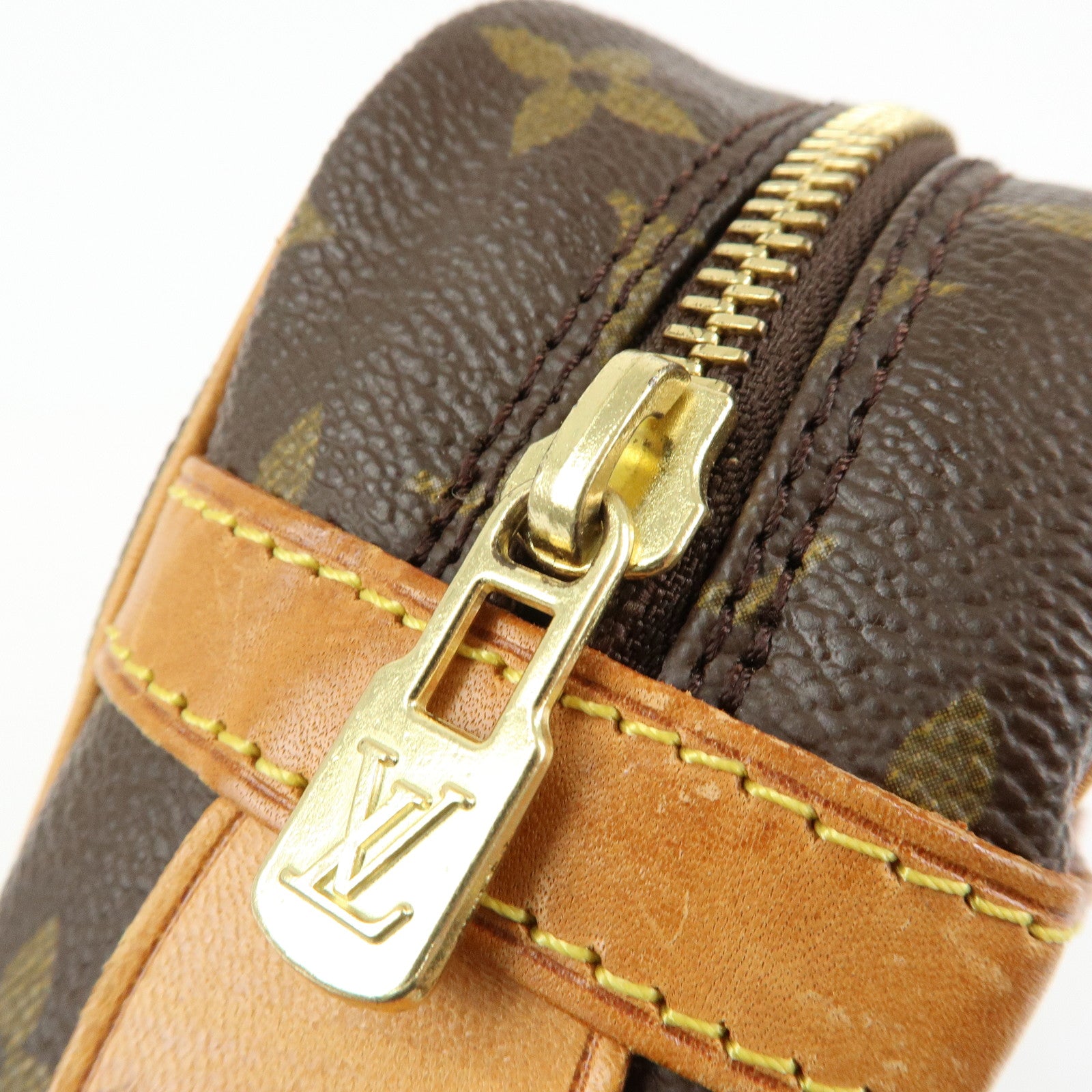 Louis Vuitton Monogram Compiegne 28 Pouch Clutch Bag Brown M51845