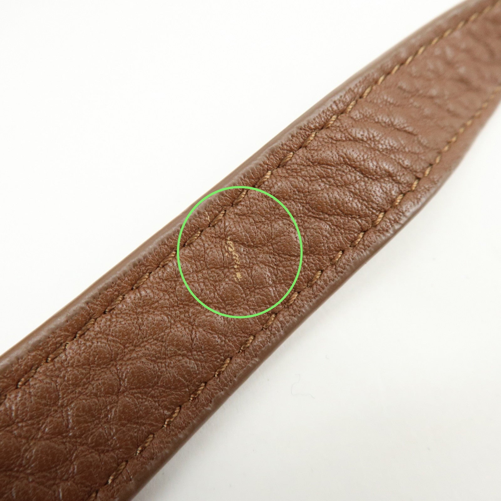 TORY BURCH Double T Leather 2Way Bag Hand Bag Mini Boston Bag Brown