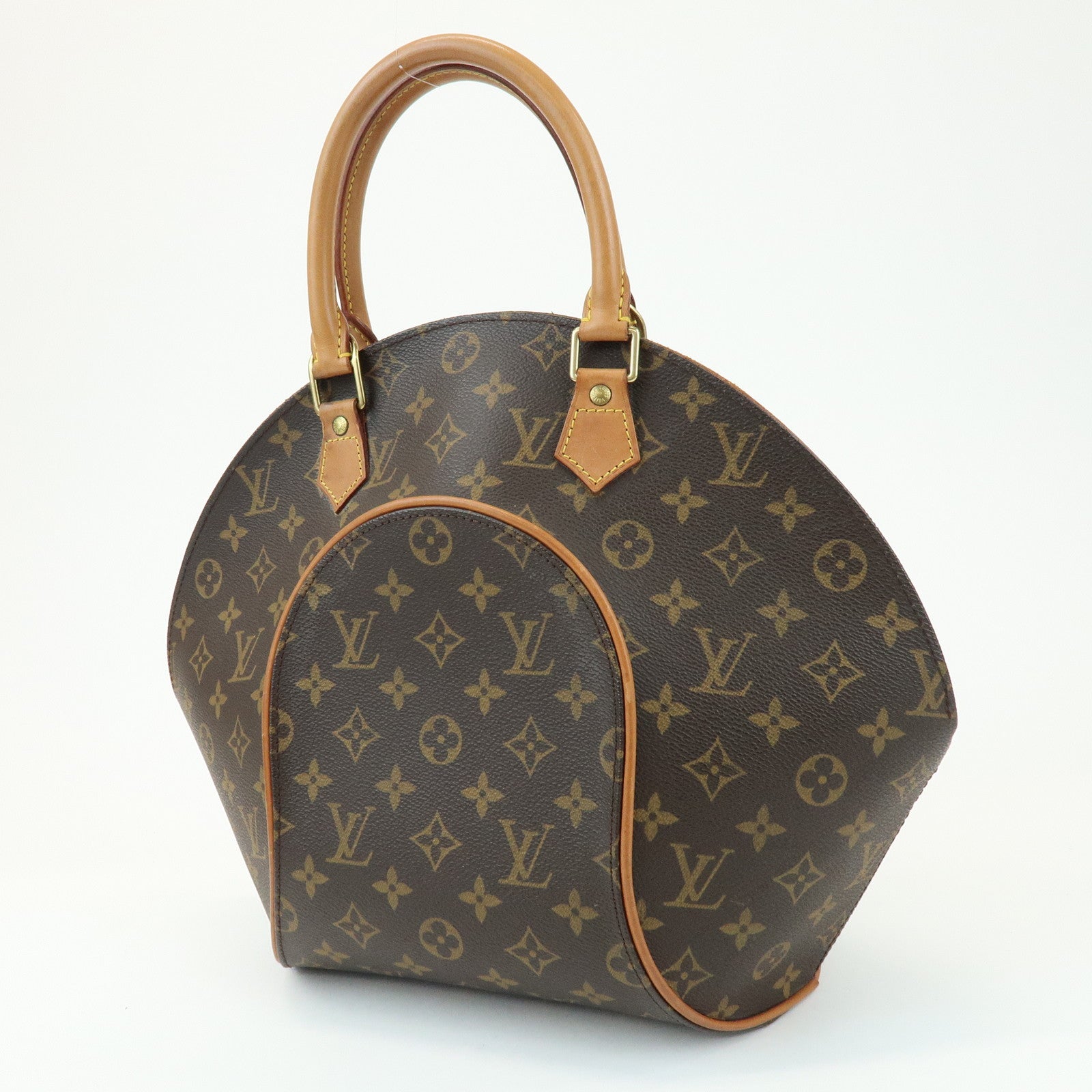 Louis Vuitton Monogram Ellipse MM Hand Bag Brown M51126