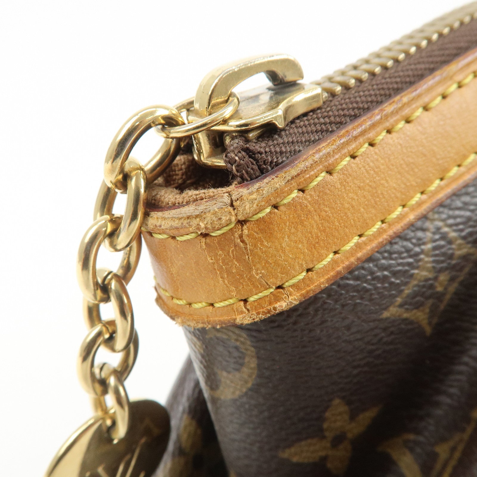 Louis Vuitton Monogram Tivoli PM Hand Bag Shoulder Bag Brown M40143