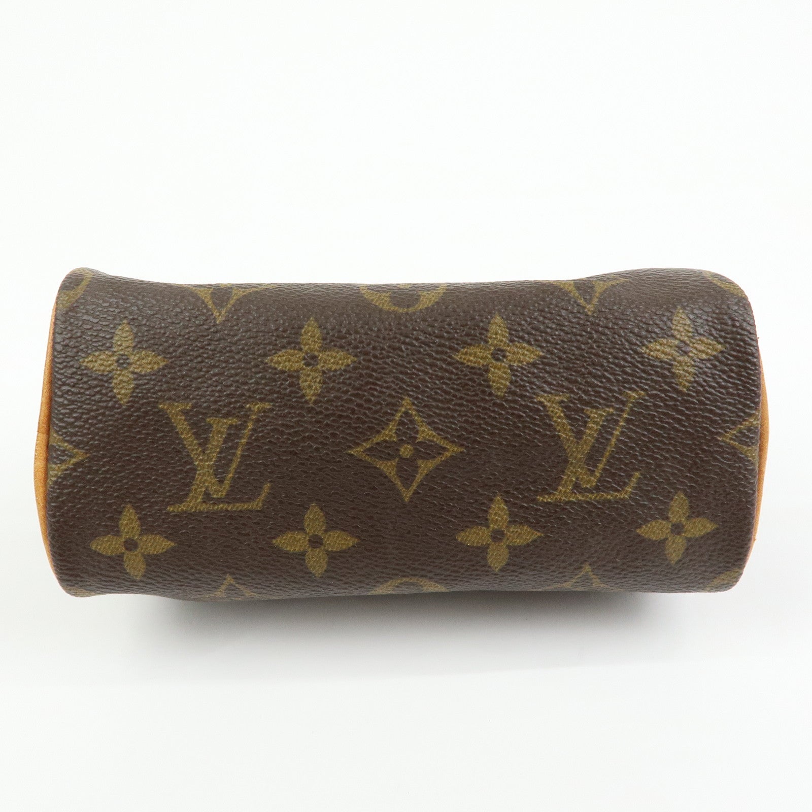 Louis Vuitton Monogram Canvas Mini Speedy Hand Bag Brown M41534