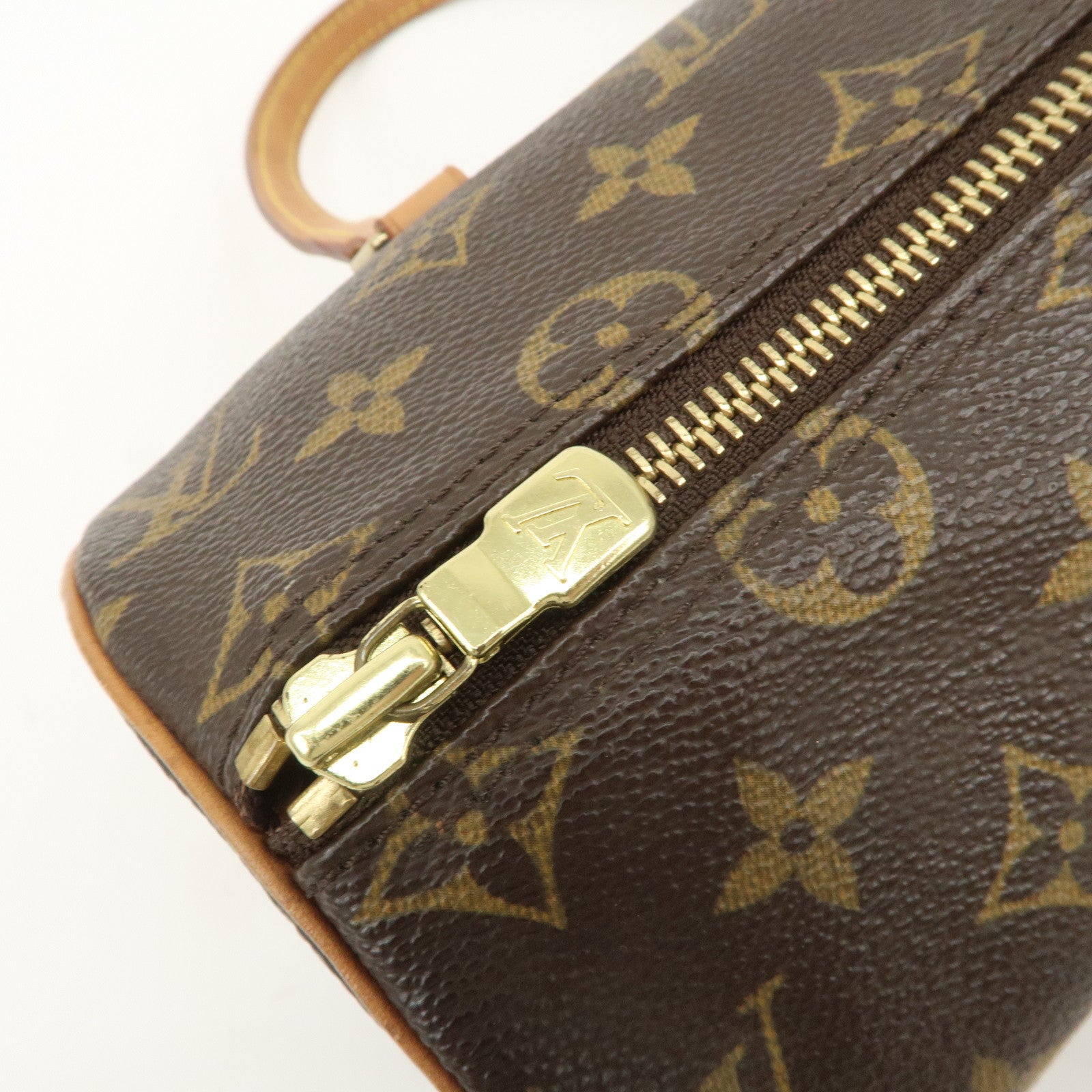 Louis Vuitton Monogram Papillon 26 Hand Bag Brown M51386