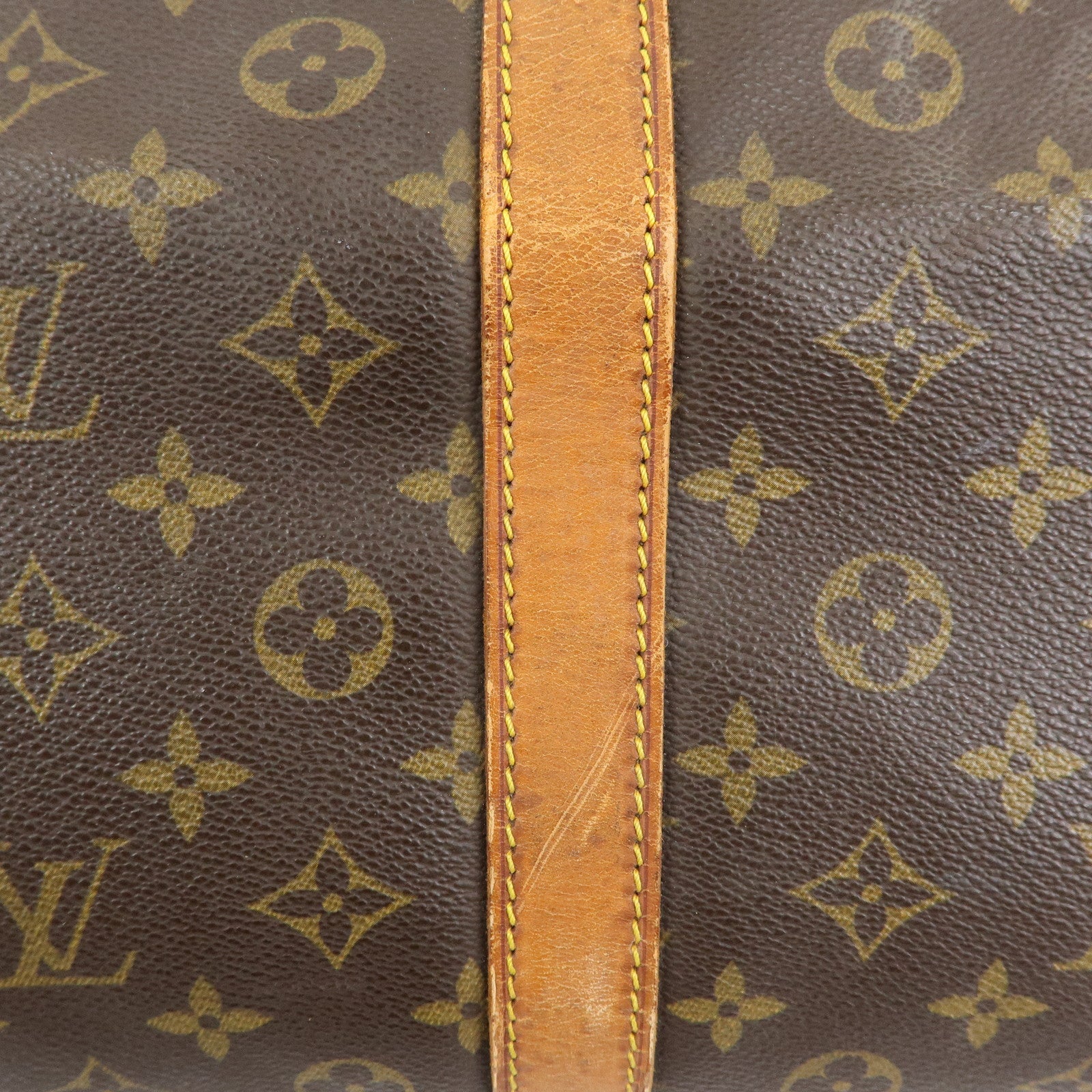 Louis Vuitton Monogram Keep All Bandouliere 60 Boston Bag M41412