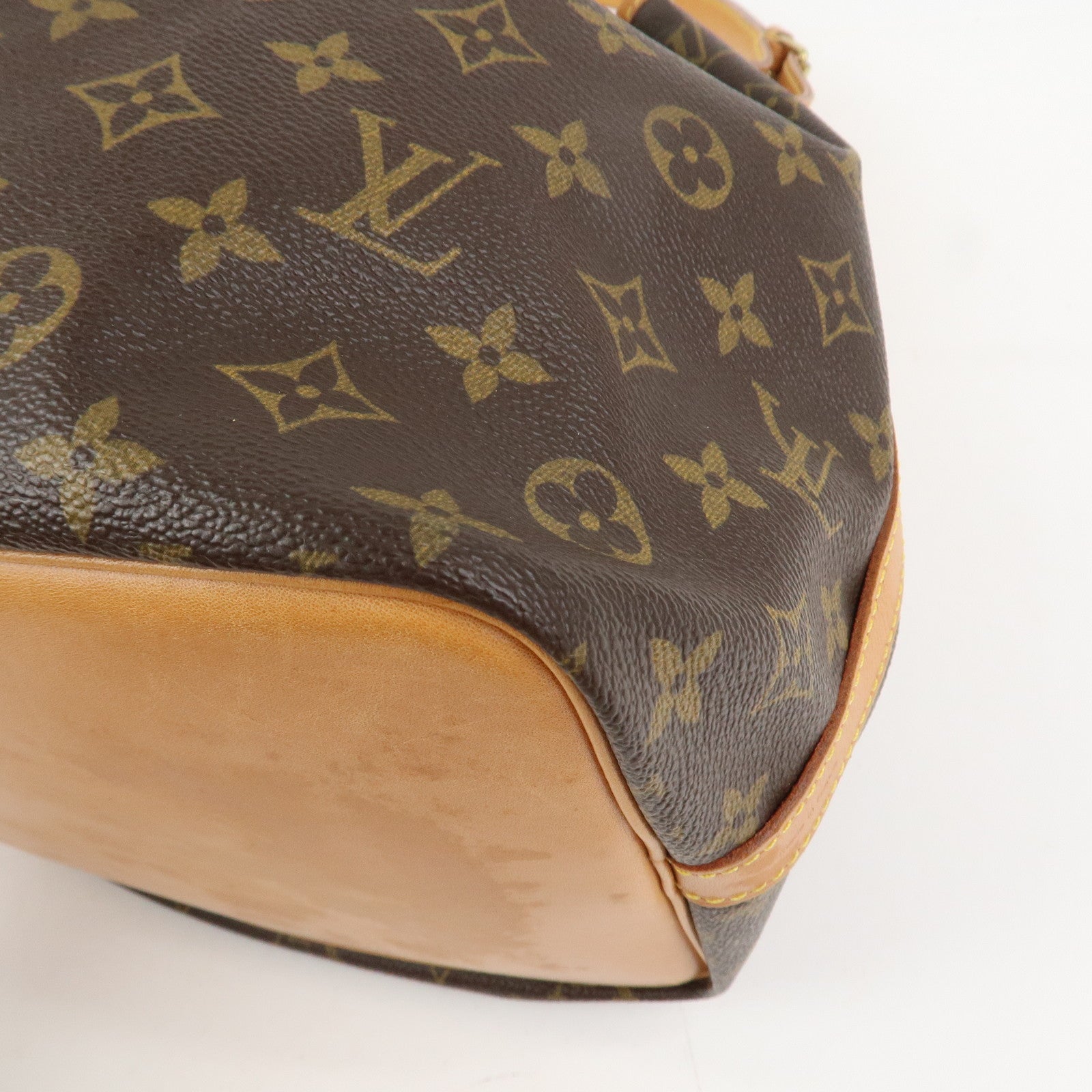 Louis Vuitton Monogram Canvas Petit Noe Shoulder Bag Brown M42226