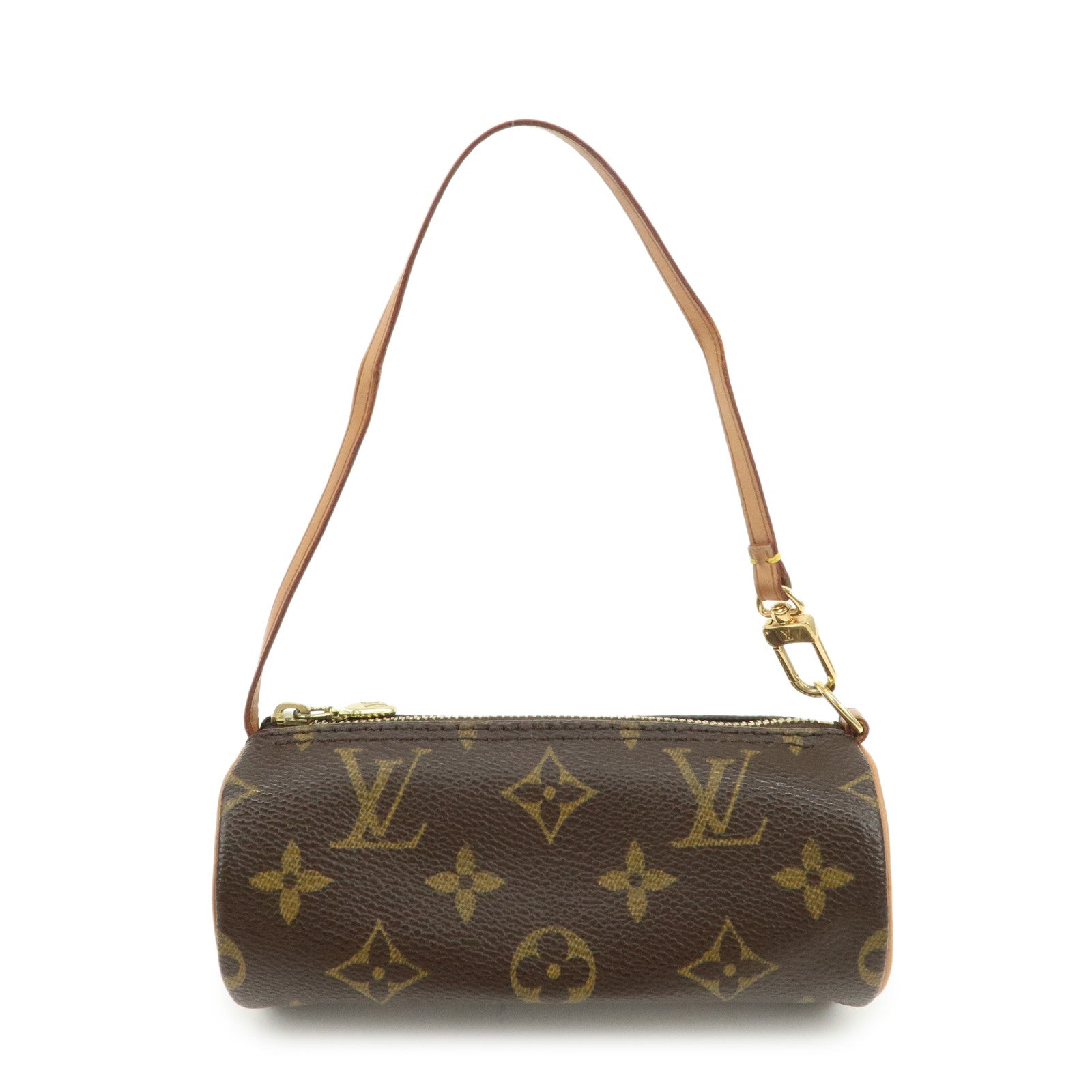 Louis Vuitton Monogram Mini Pouch for Papillon Bag New Style Brown