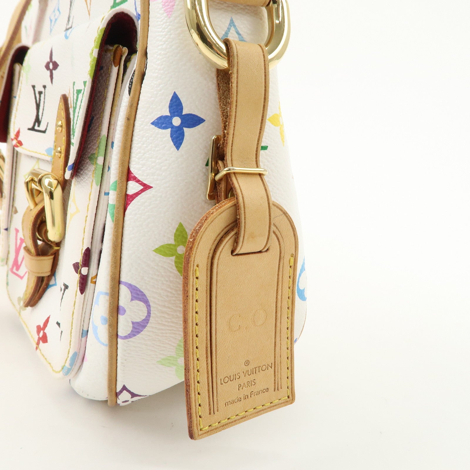 Louis Vuitton Monogram Multicolor Lodge GM Shoulder Bag Branc M40051