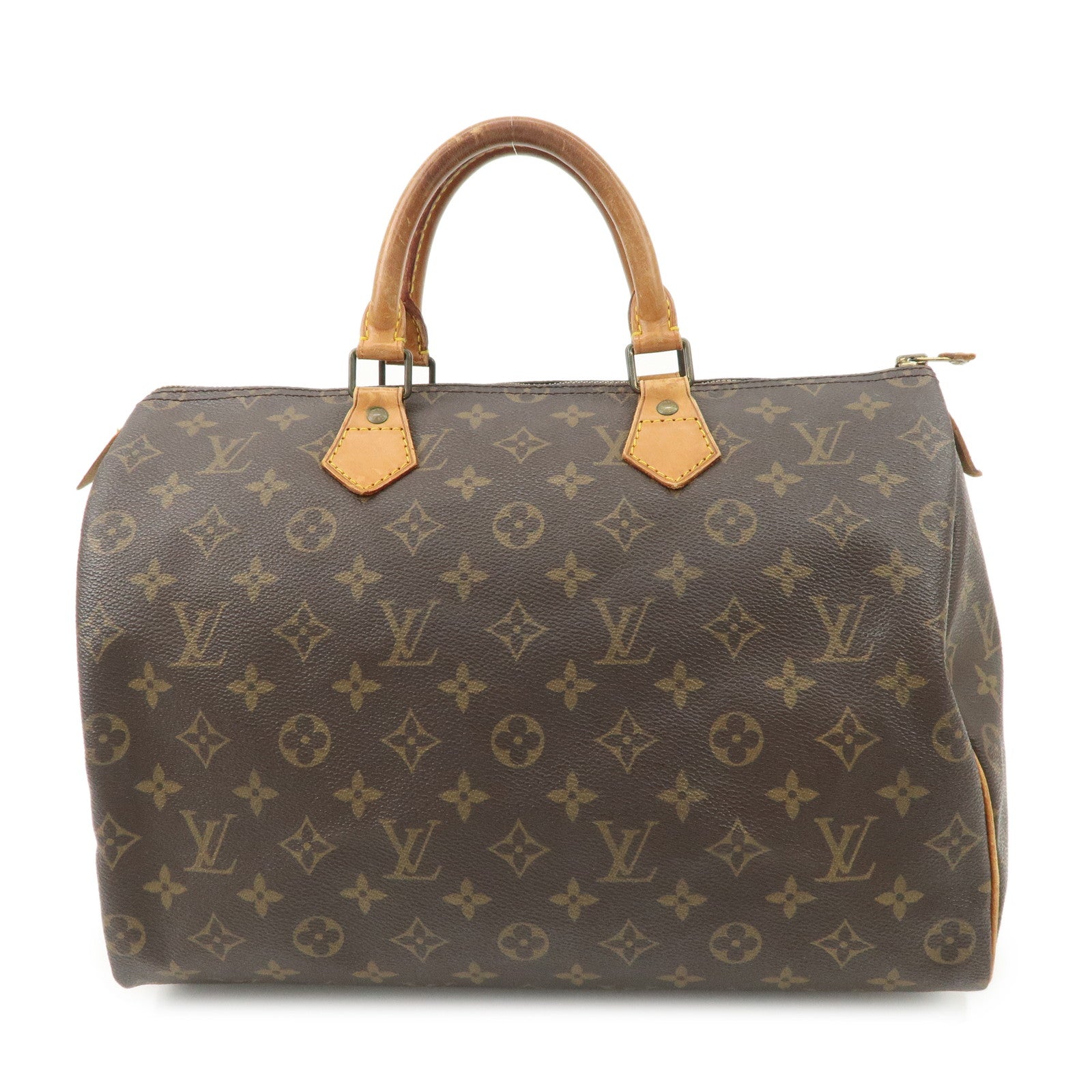 Louis Vuitton Monogram Speedy 35 Hand Bag Boston Bag M41524 Used