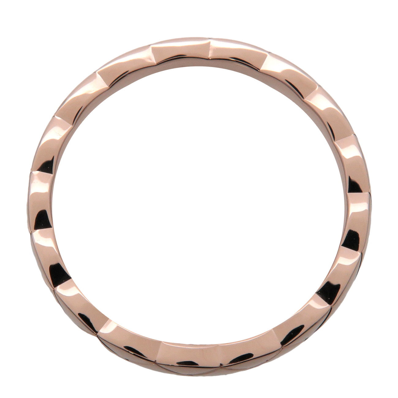 CHANEL Coco Crush Mini Ring K18 750PG Rose Gold #49 US4.75 J11785