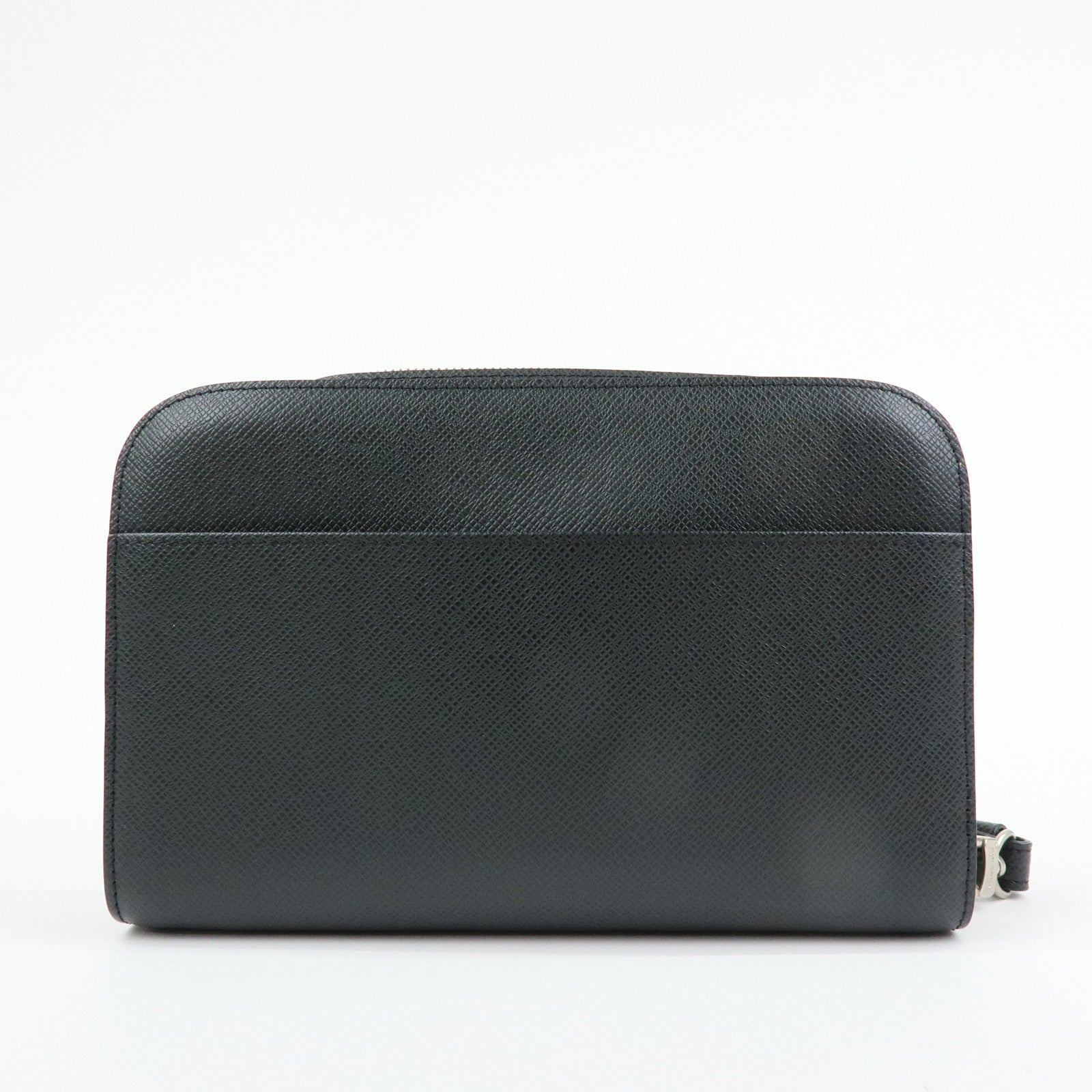 Louis Vuitton Taiga Baikal Leather Clutch Bag Pouch Ardoise M30182