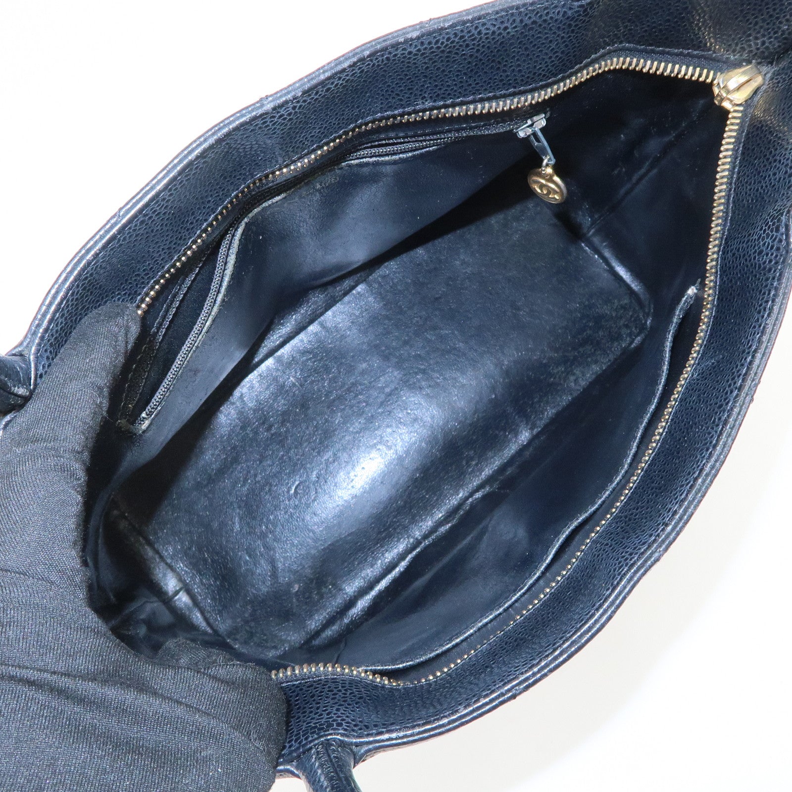 CHANEL COCO Mark Matelasse Medallion Tote Bag Hand Bag A01804