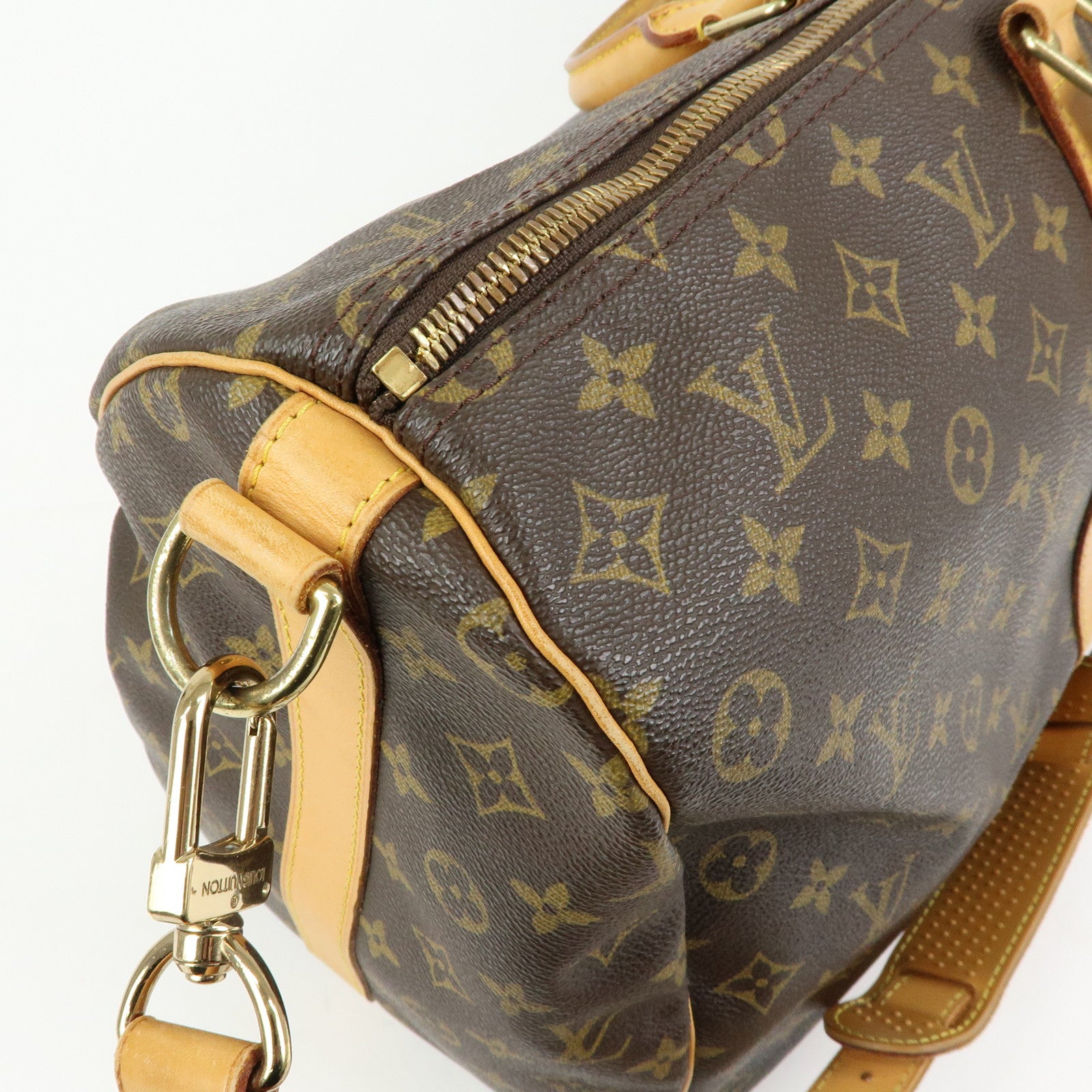 Louis Vuitton Monogram Keep All Bandouliere 50 Boston Bag M41416