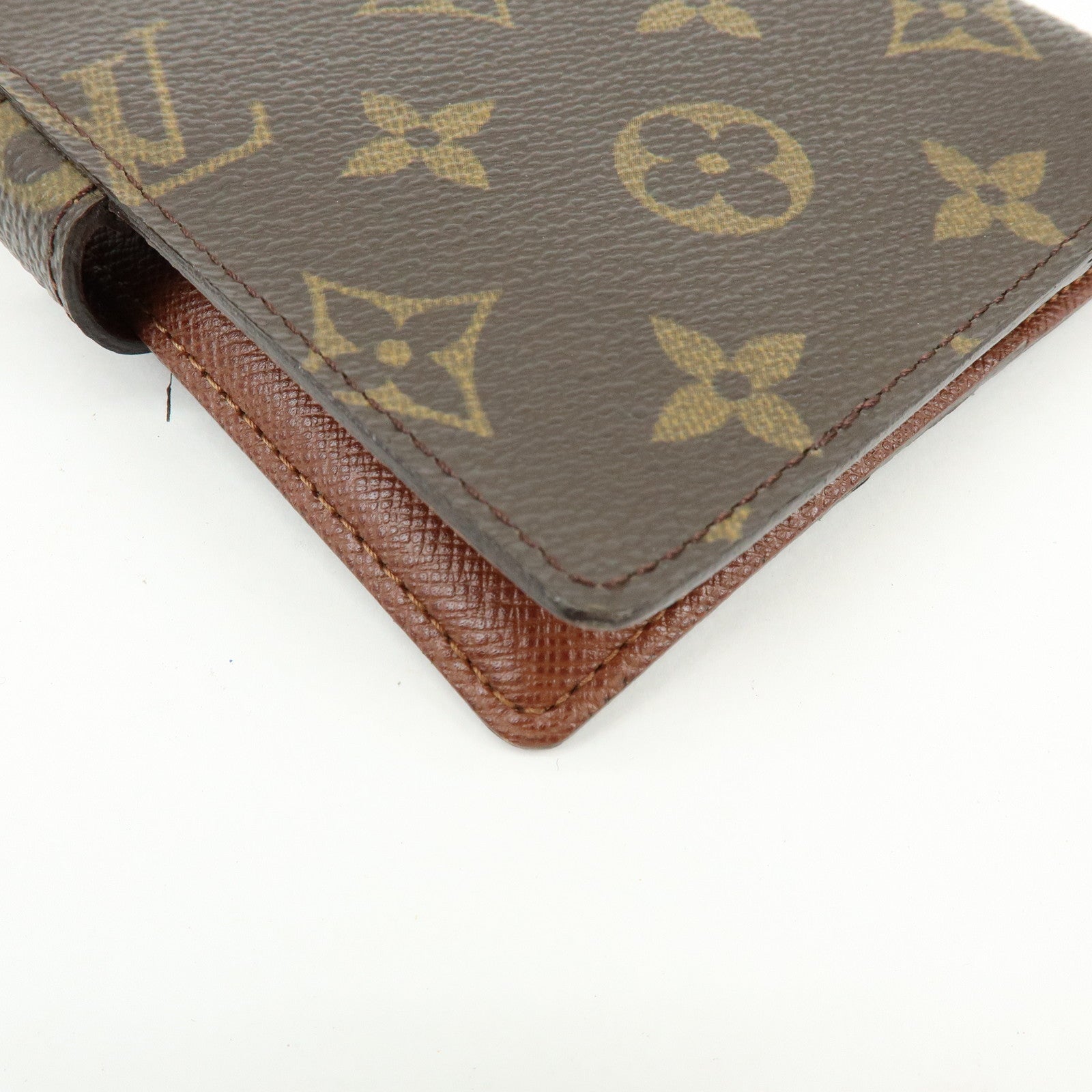 Louis Vuitton Monogram Agenda PM Planner Cover Brown R20005
