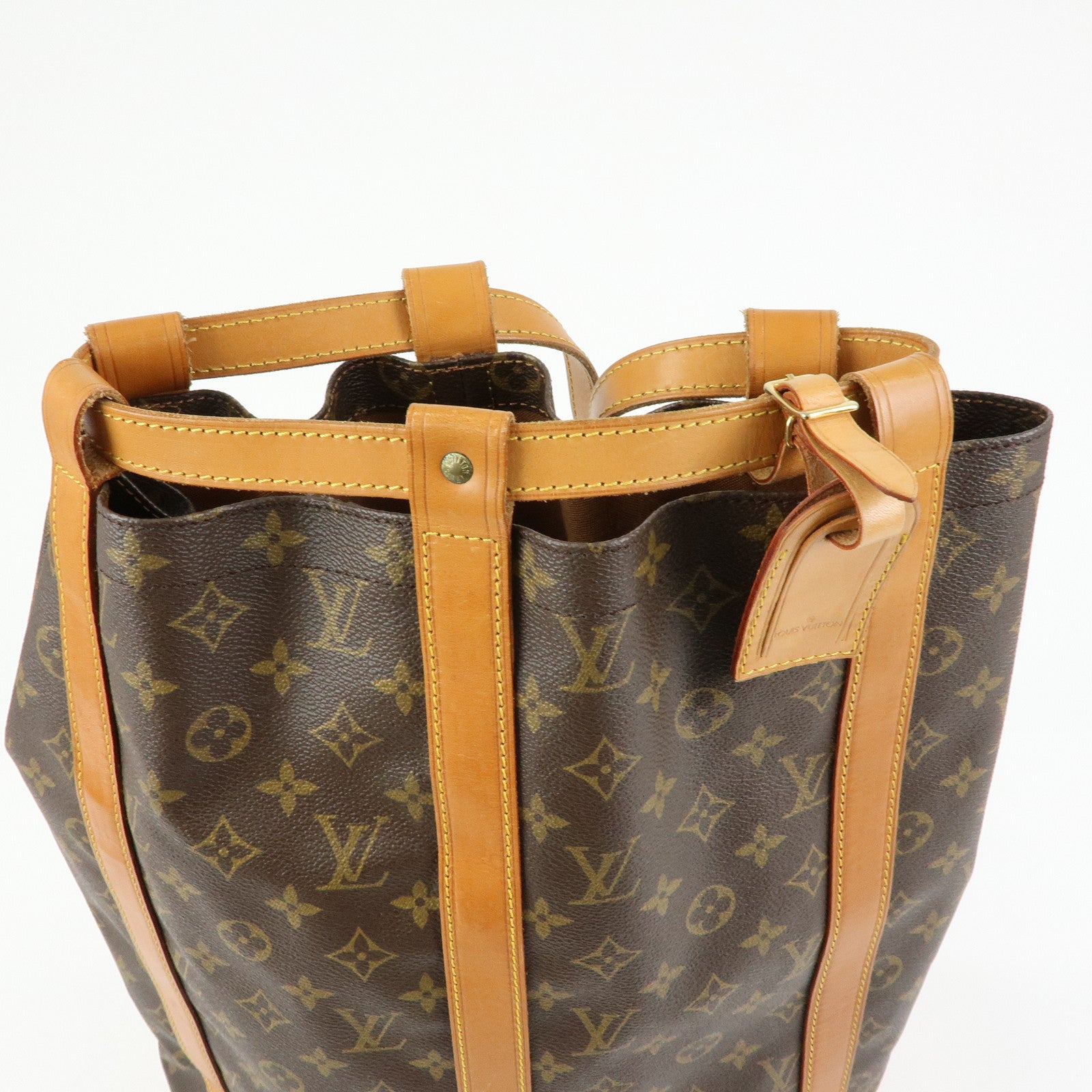Louis Vuitton Monogram Randonnee GM Shoulder Bag Brown M42244