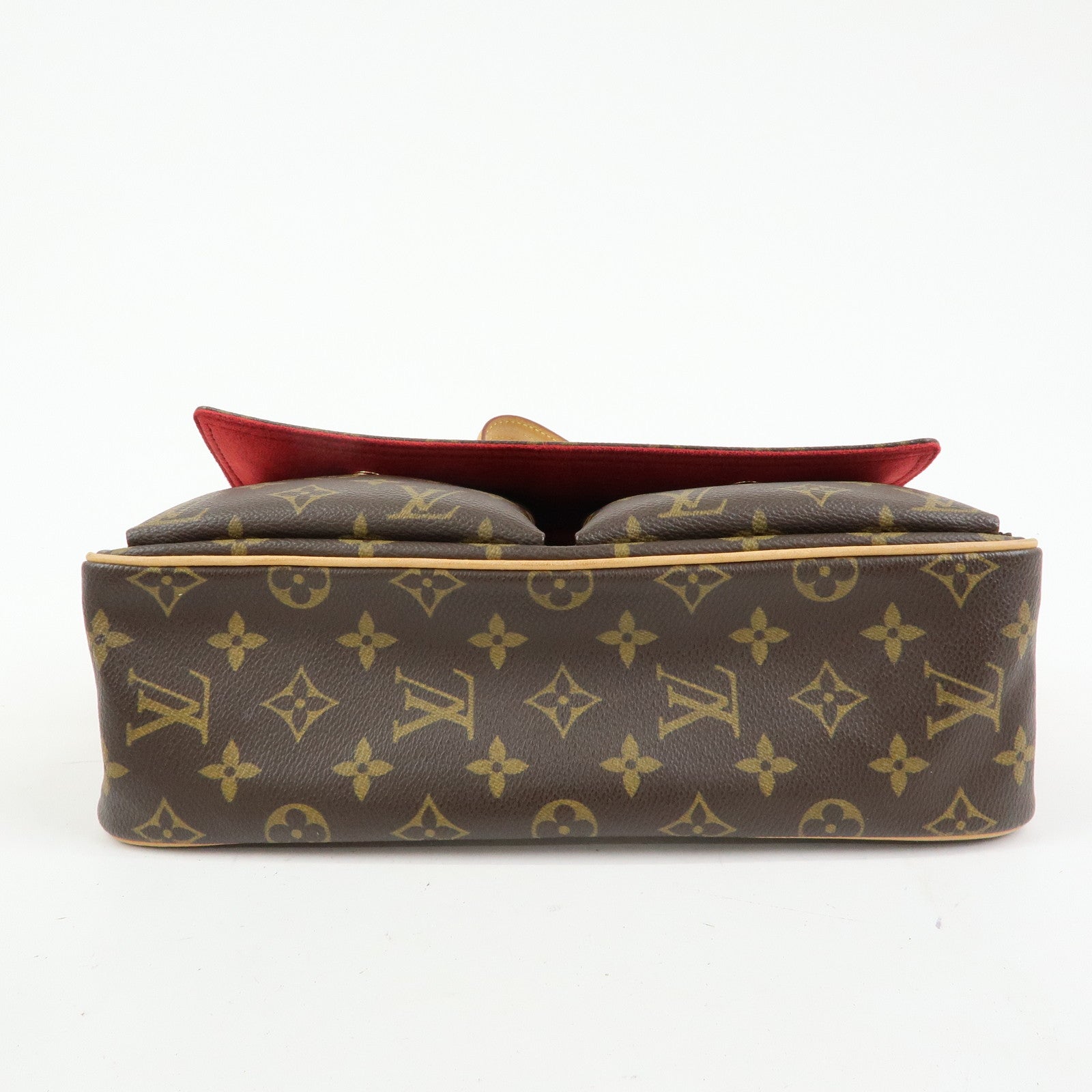Louis Vuitton Monogram Vivacite Shoulder Bag Hand Bag Brown M51164