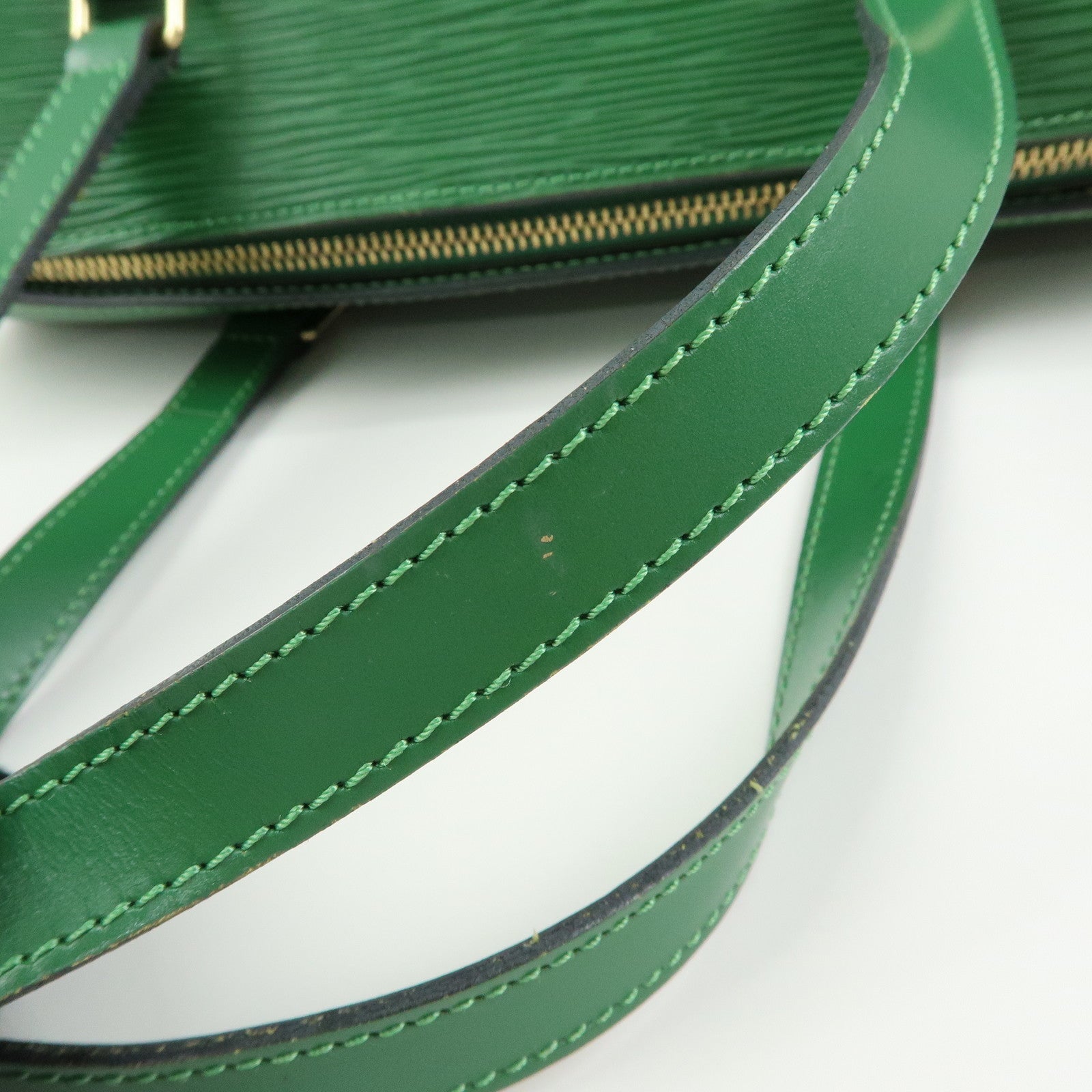 Louis Vuitton Epi Soufflot Hand Bag Borneo Green M52224
