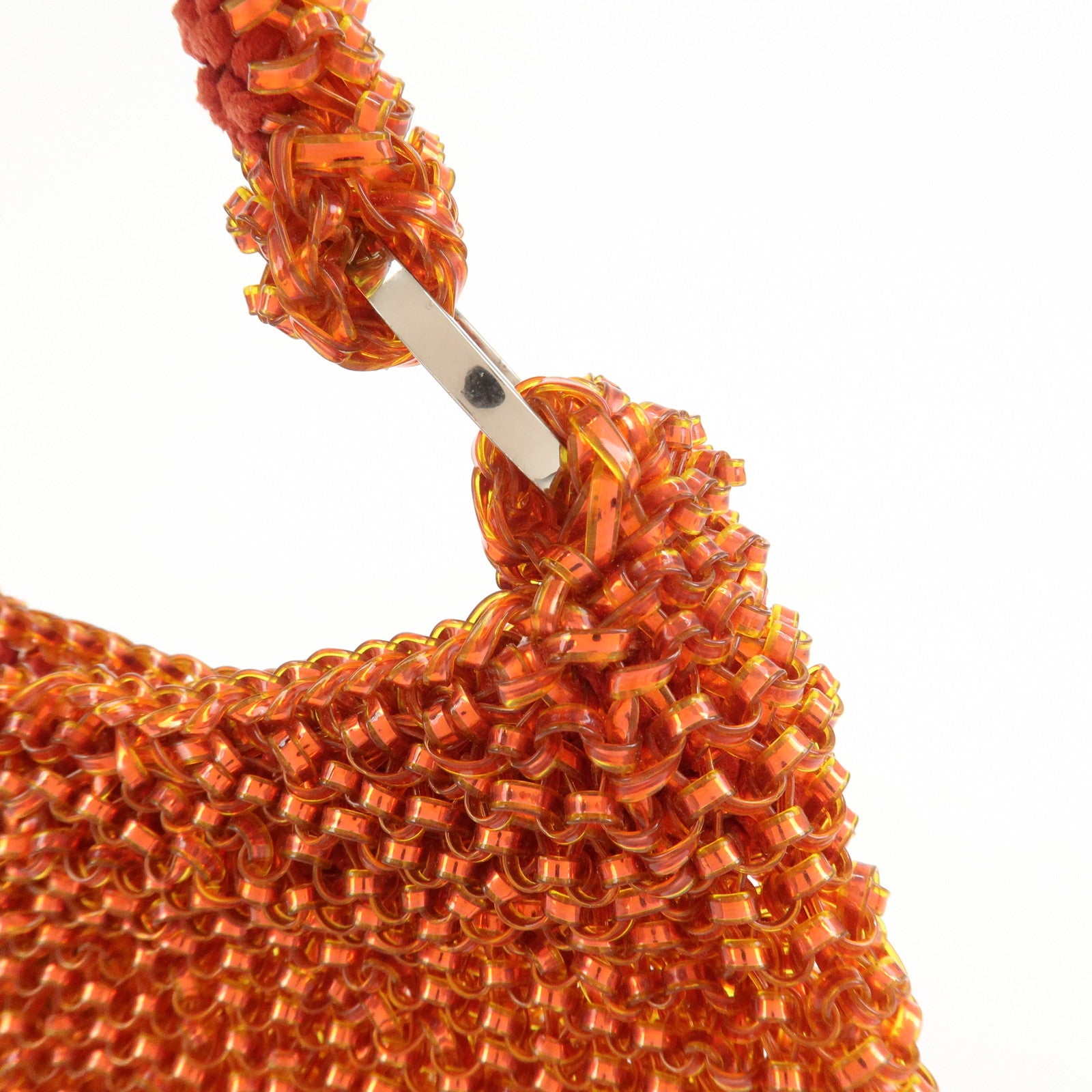 ANTEPRIMA Wire Bag PVC Shoulder Bag Hand Bag Orange