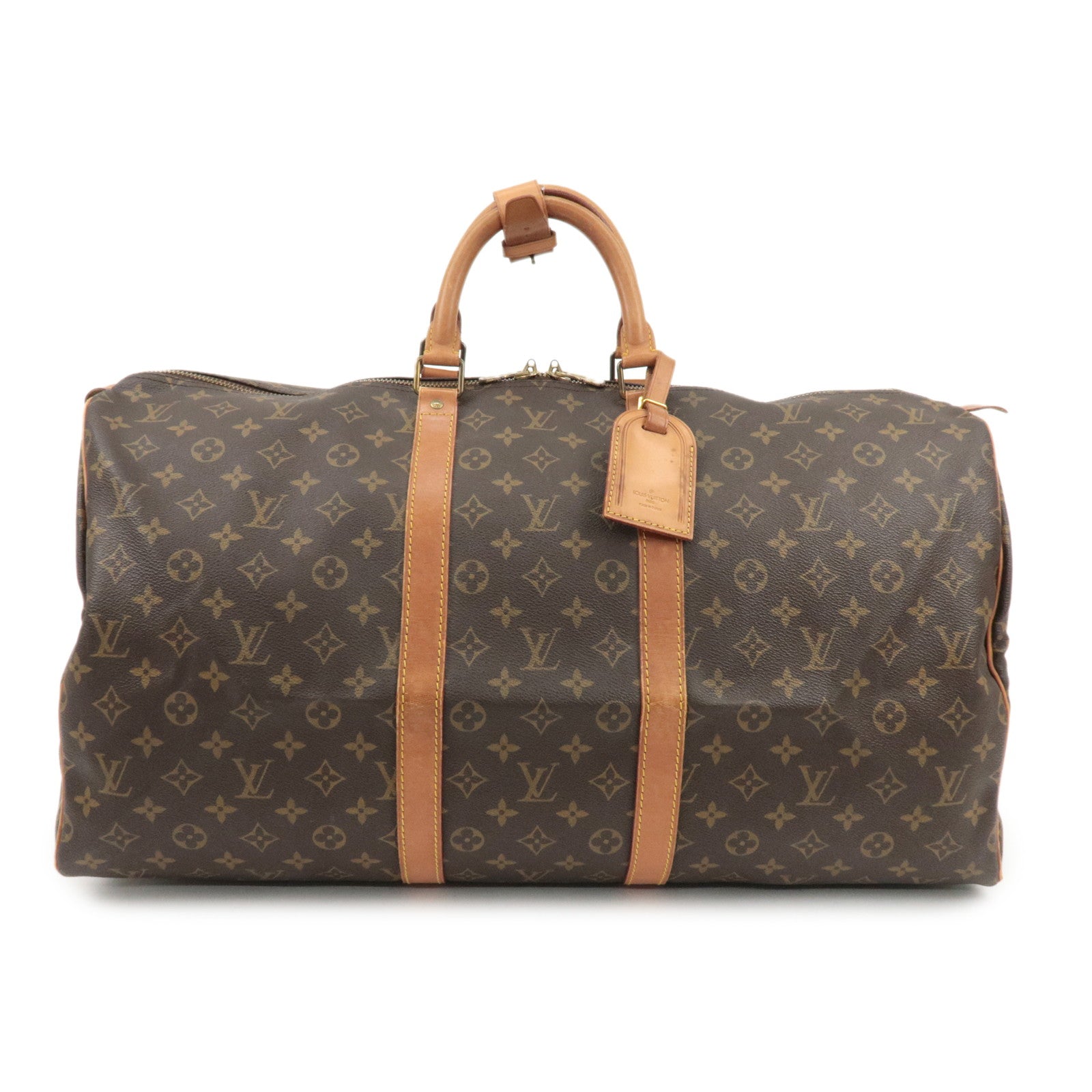 Louis Vuitton Monogram Keep All 55 Boston Bag Travel Bag M41424 Used