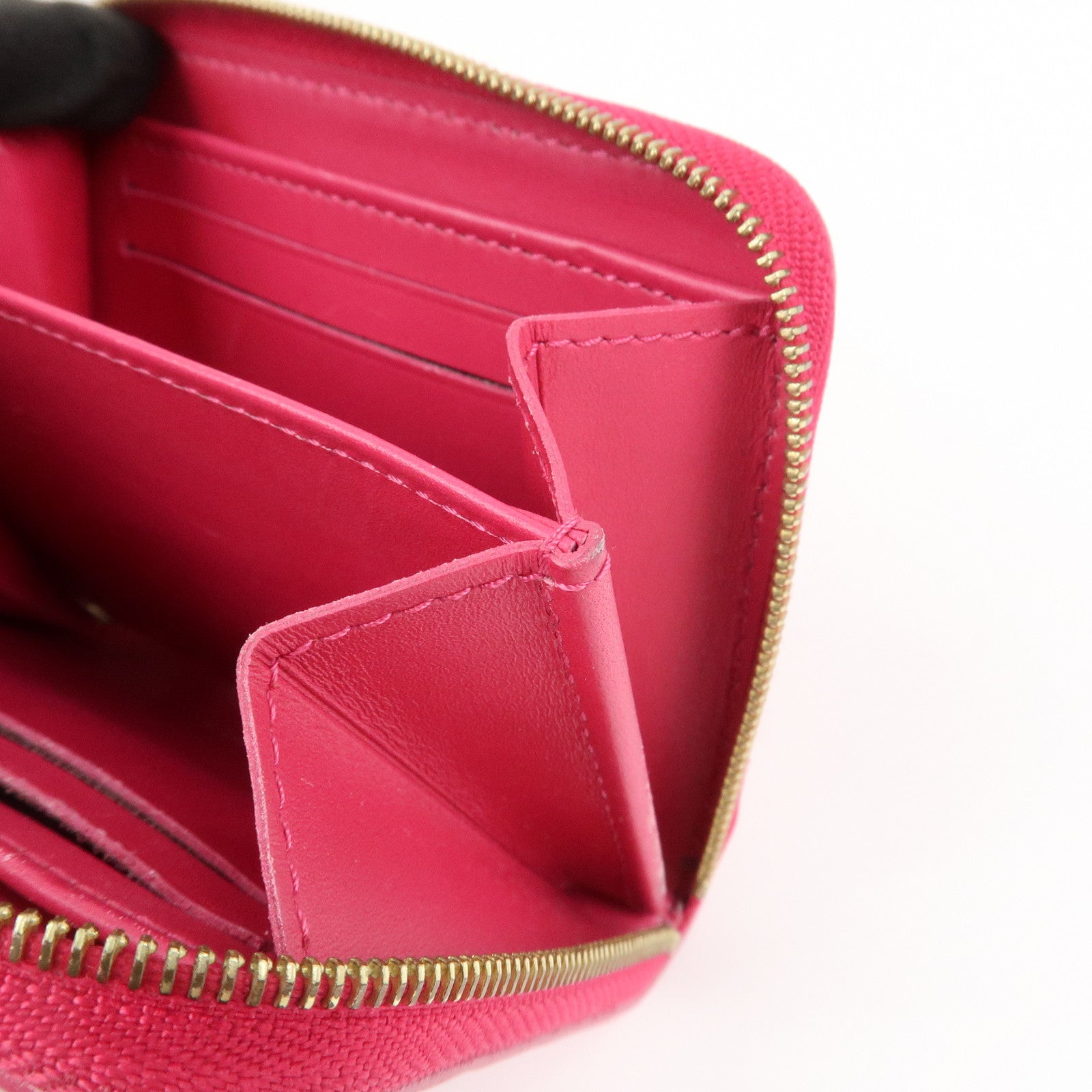 Louis Vuitton Monogram Vernis Flower Ikat Zippy Wallet Rose M90030