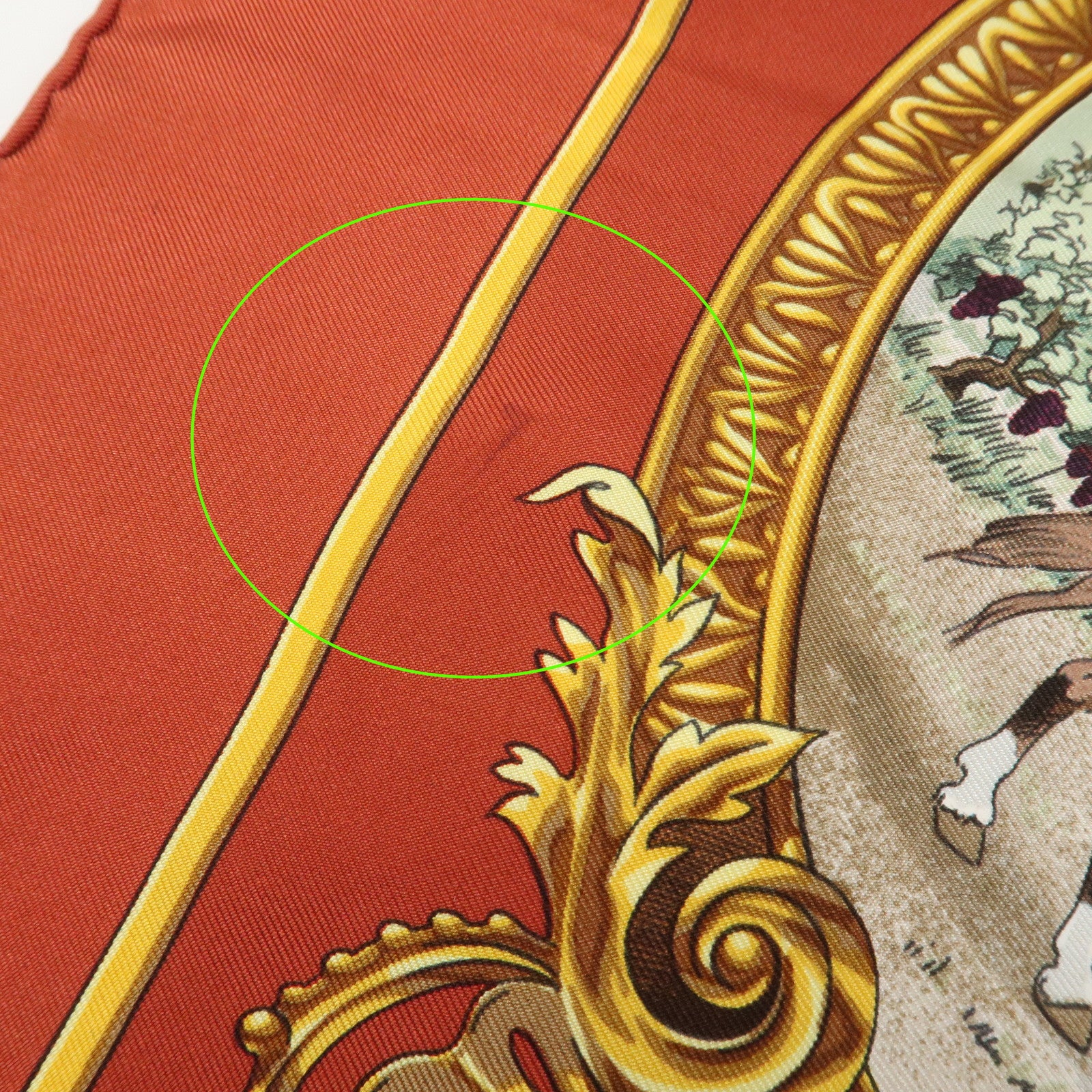 HERMES Carre 90 Silk 100% Scarf Les Trois Mousquetaires Red