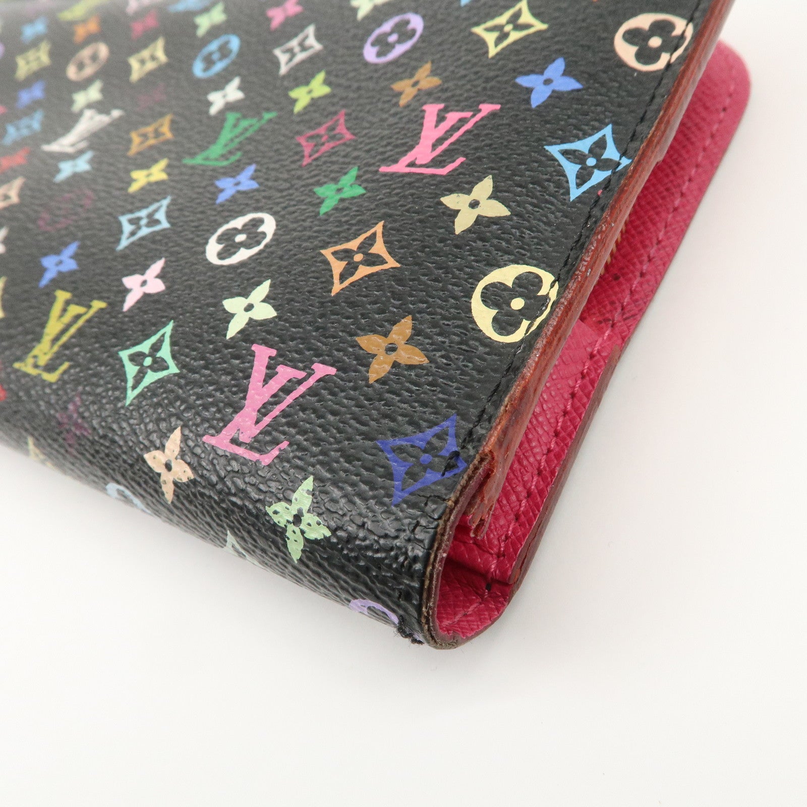 Louis Vuitton Multicolor Portefeuille Insolite Long Wallet Noir M93754 Used