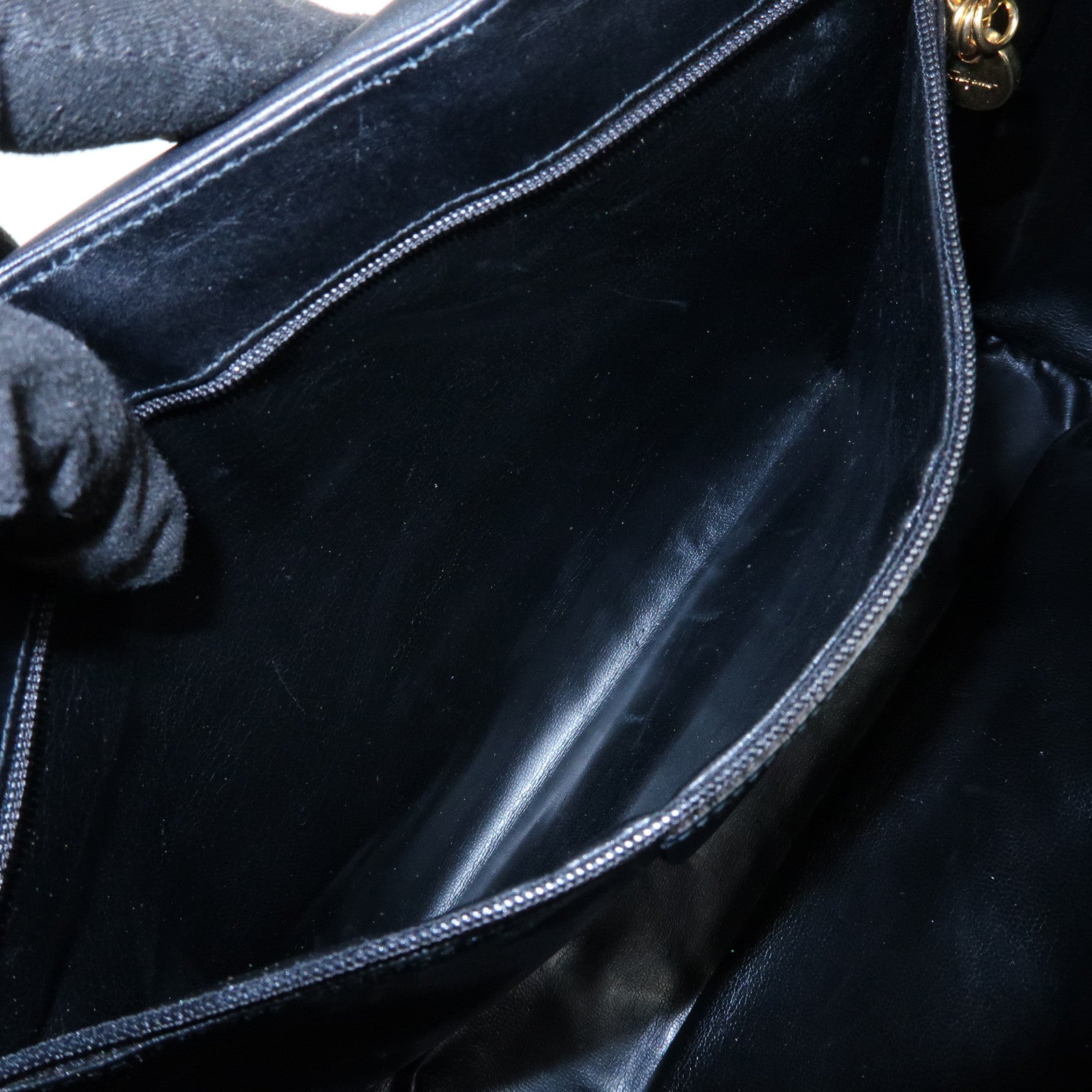 Ferragamo Gancini Calf Hair Leather Shoulder Crossbody Bag Black