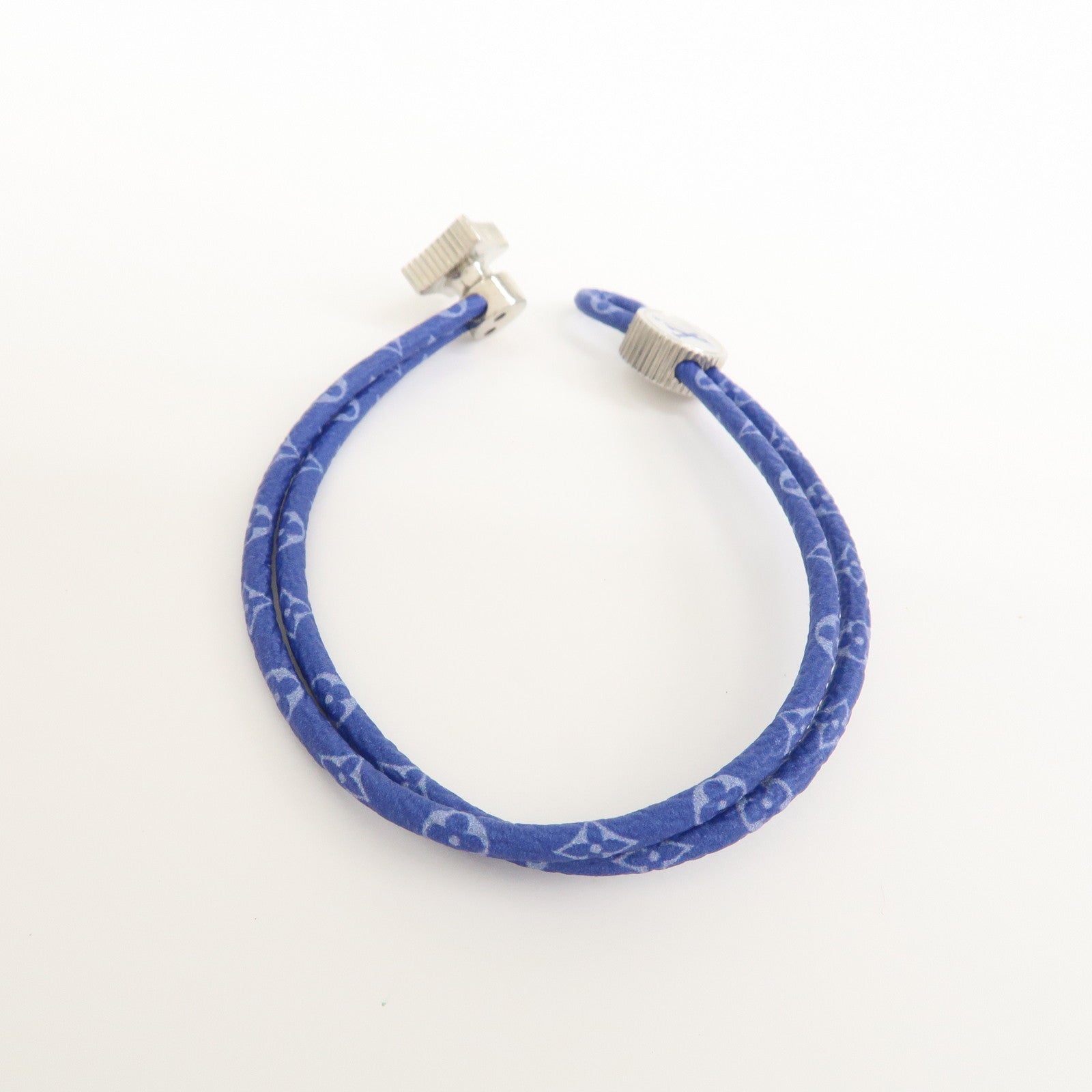 Louis Vuitton Monogram Canvas Catch It Bracelet Blue M106