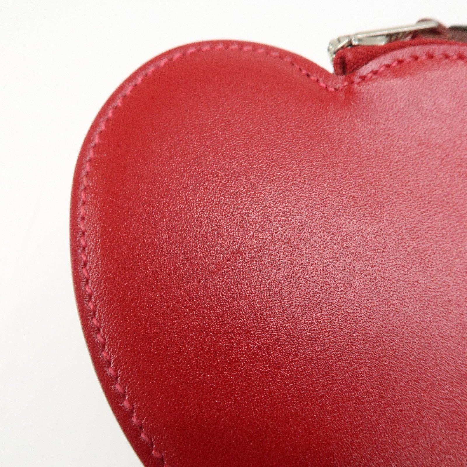 HERMES Tutti Frutti Porte Monnaie Pomme T Stmaped Apple Coin Case