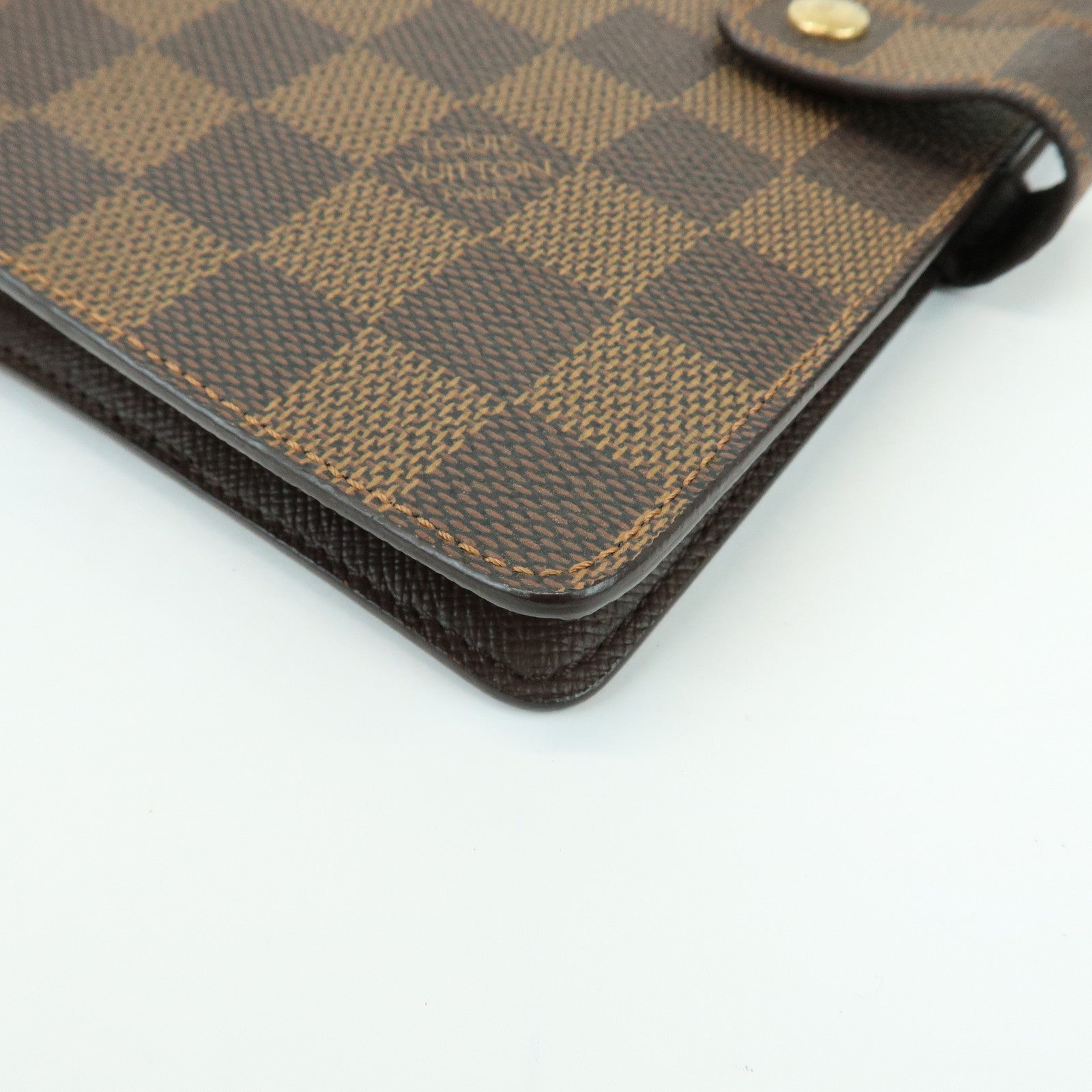 Louis Vuitton Damier Agenda GM Canvas Planner Cover Ebene R20107