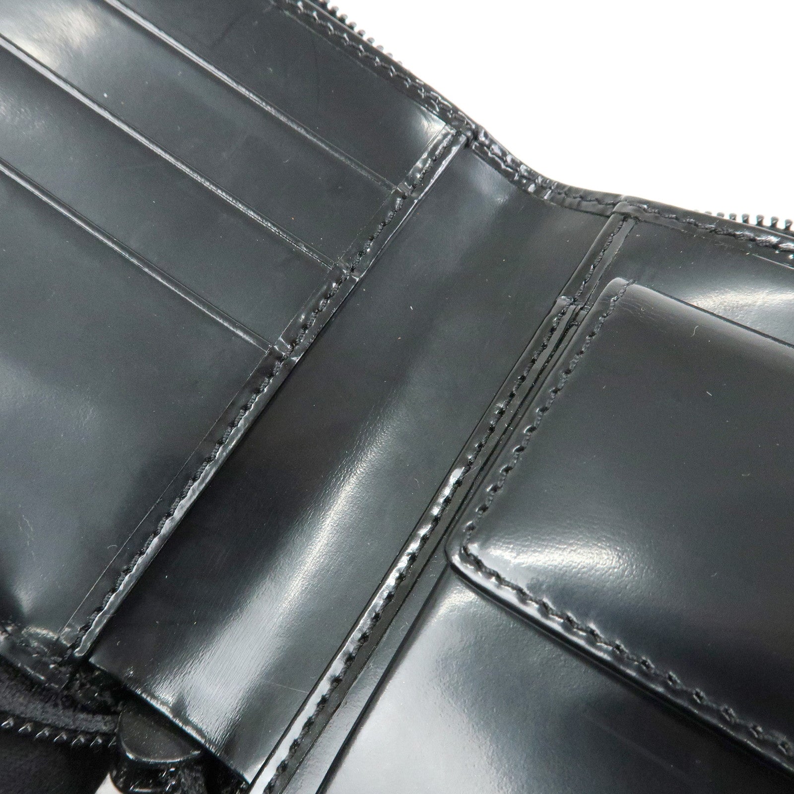 GUCCI GG Canvas Zippy Round Compact Wallet Black 035・203887・2213